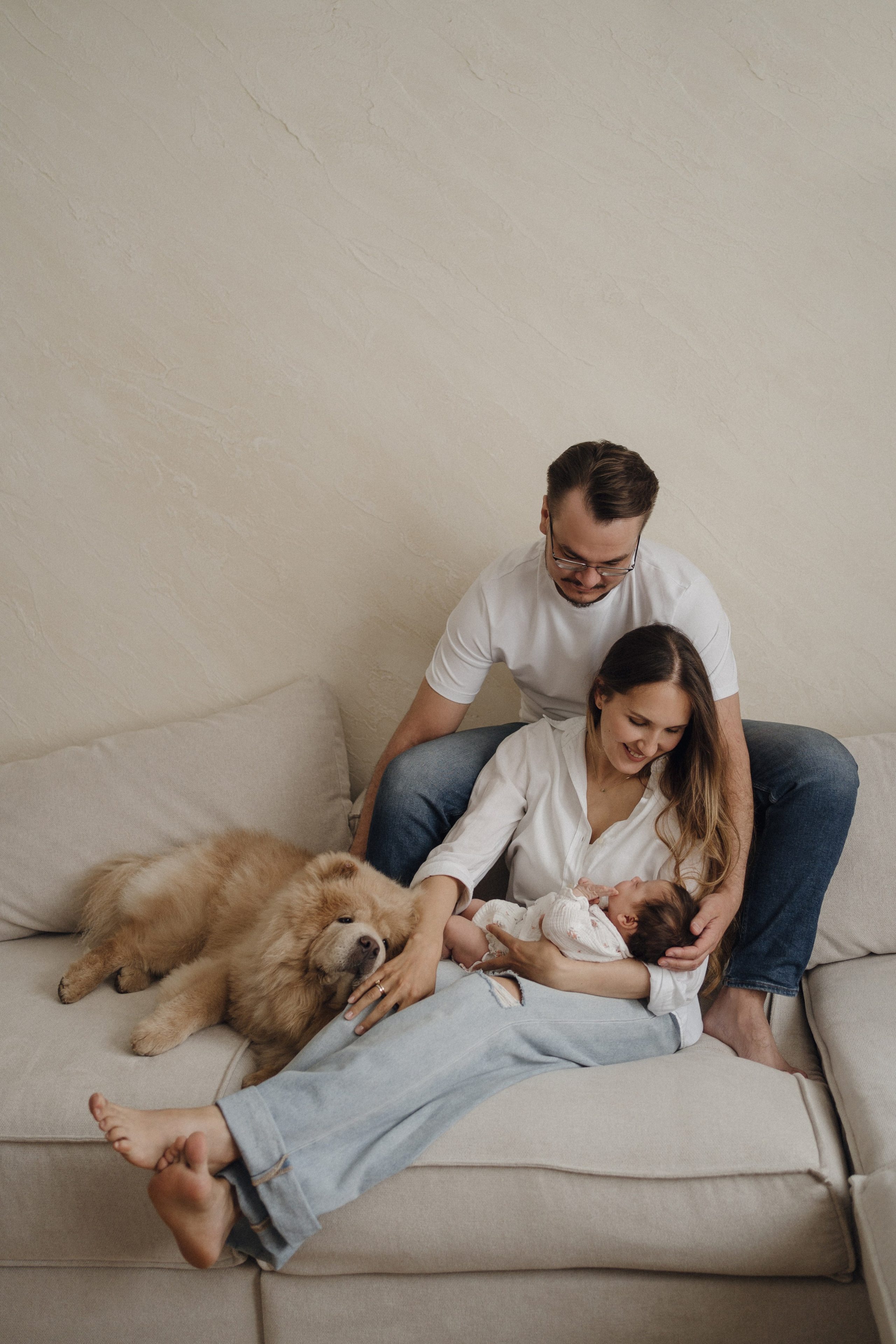 Домашняя фотосессия Эммы (1 месяц). Свадебный фотограф в Краснодаре и Сочи Винидиктова Екатерина