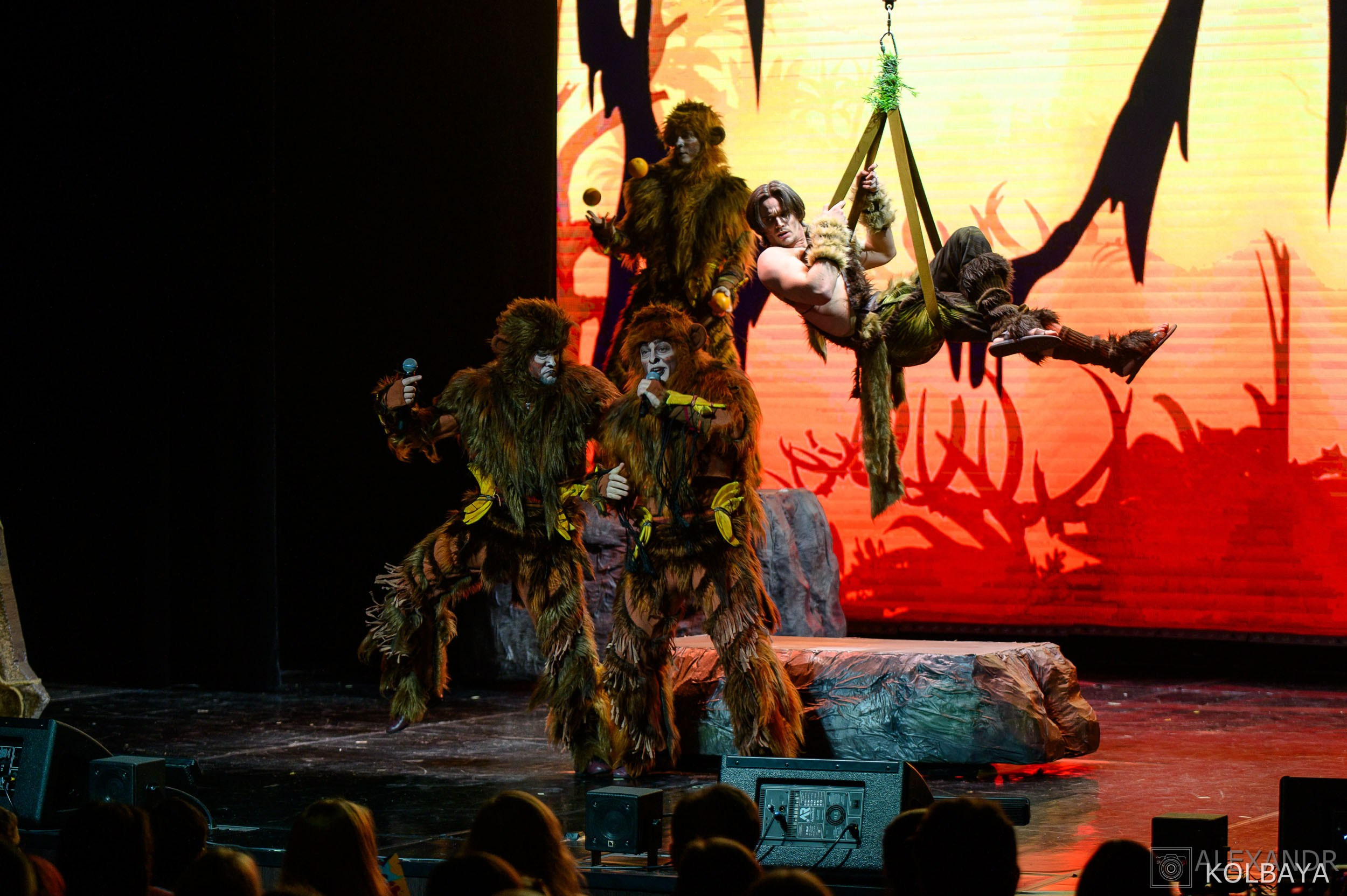 Мюзикл «Маугли». Концертный и театральный репортажный фотограф в Москве Александр Колбая