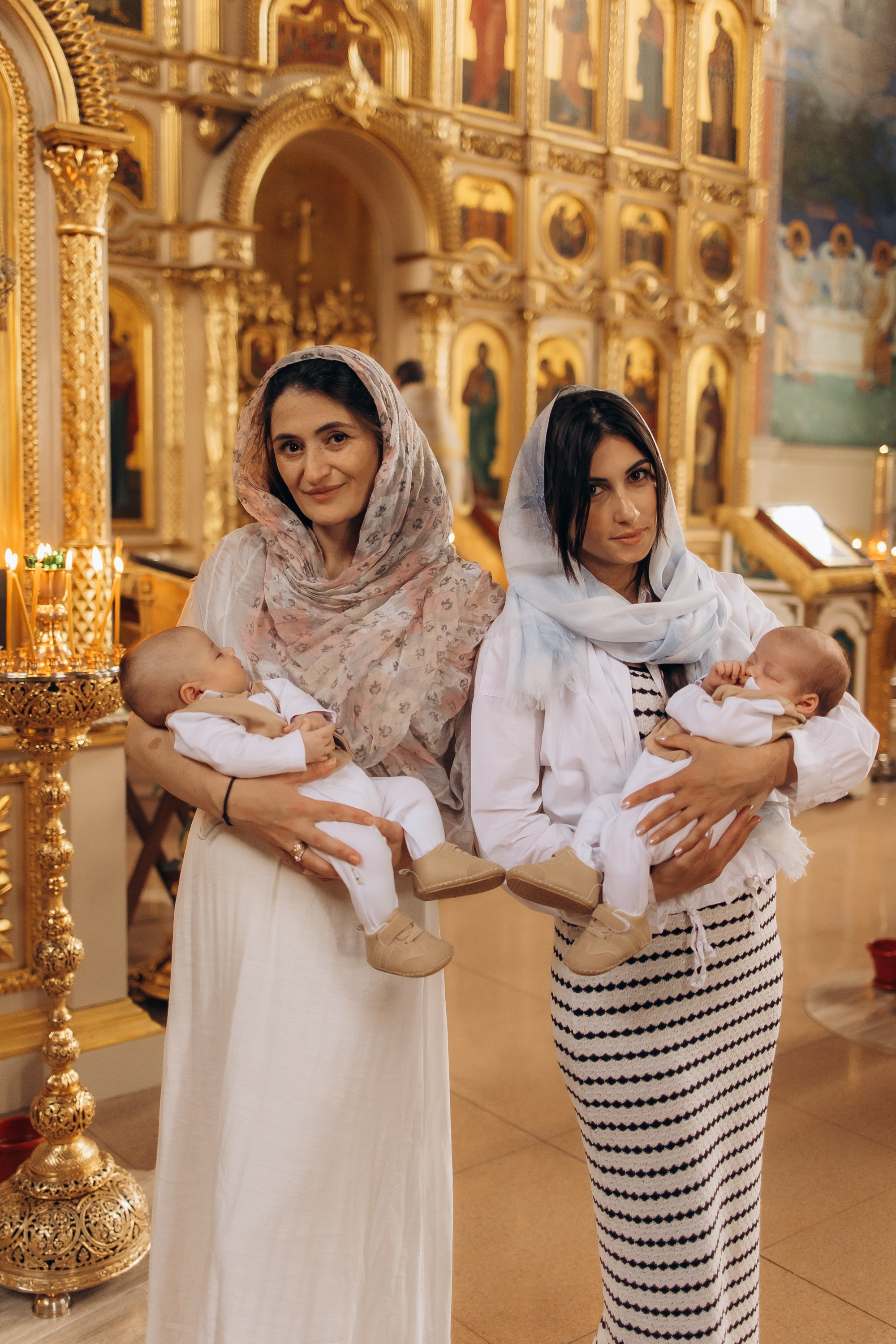 Крещение Николая и Александра. Семейный фотограф в Краснодаре Храмова Анна