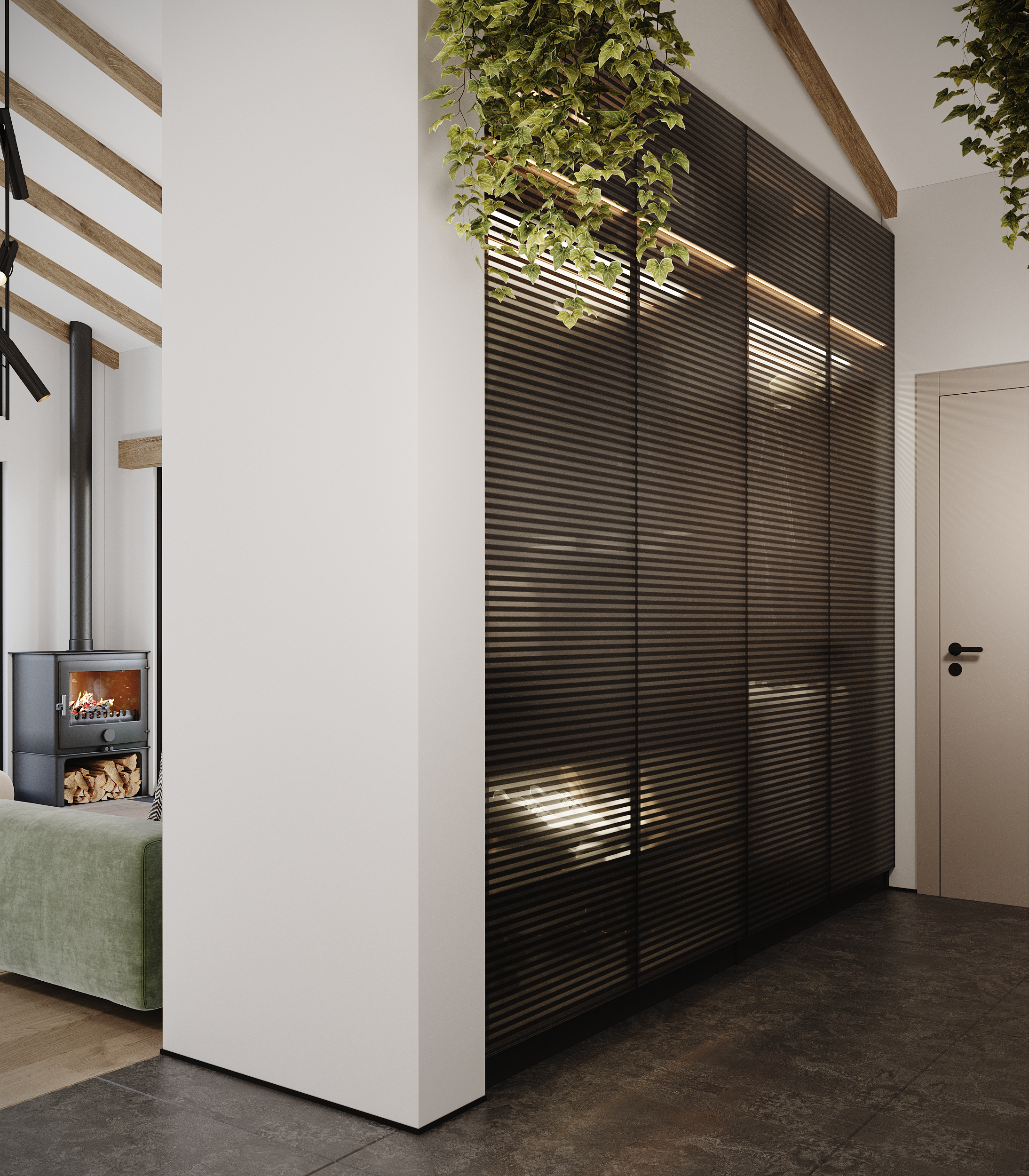 Интерьер загородного дома. Студия 3d визуализации Arcviz