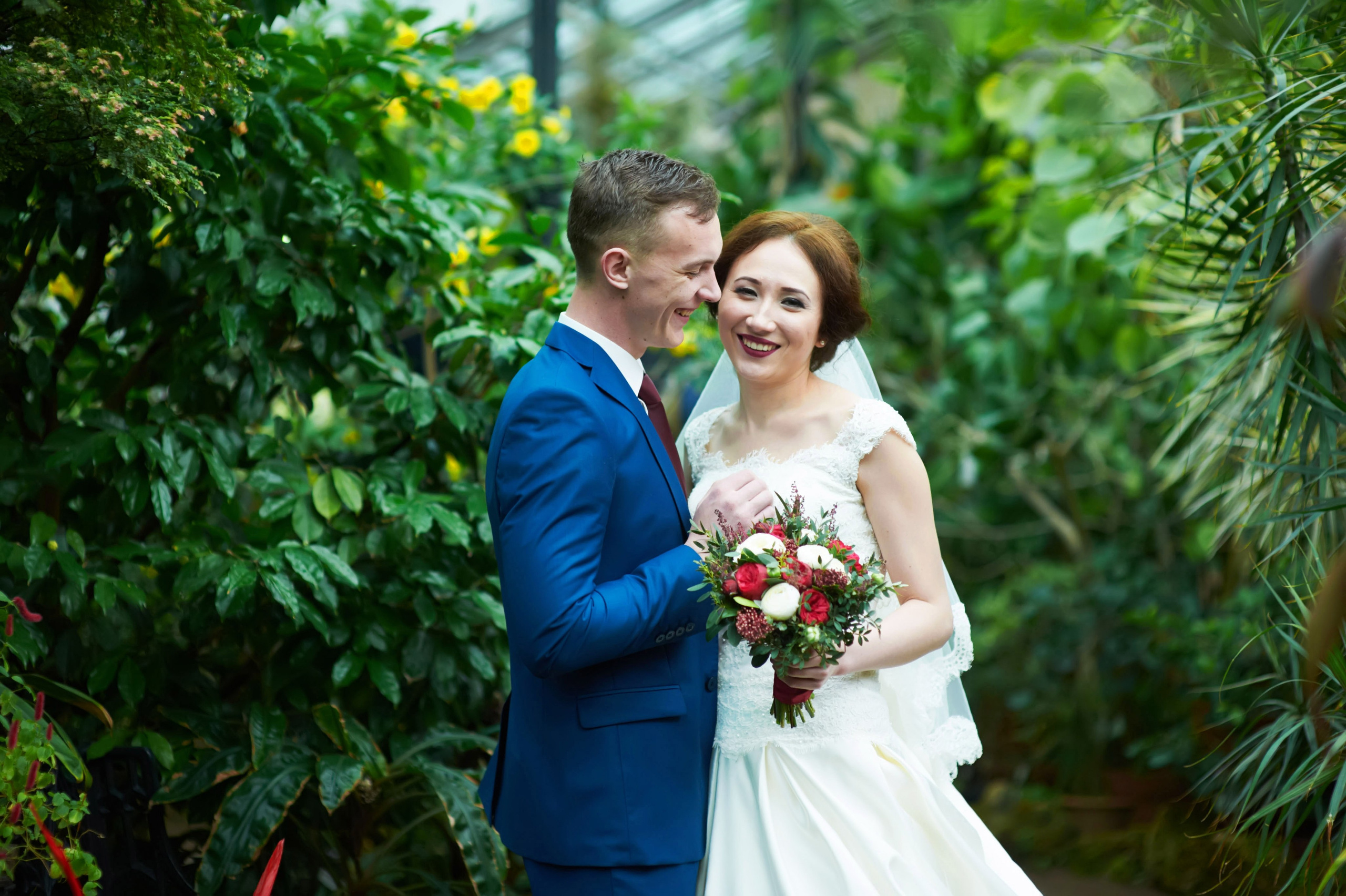 Индира и Дмитрий (свадебная фотосессия в Ботаническом саду и в фотостудии). Портретный, семейный и свадебный фотограф в Санкт-Петербурге и в Пушкине Ширяев Денис