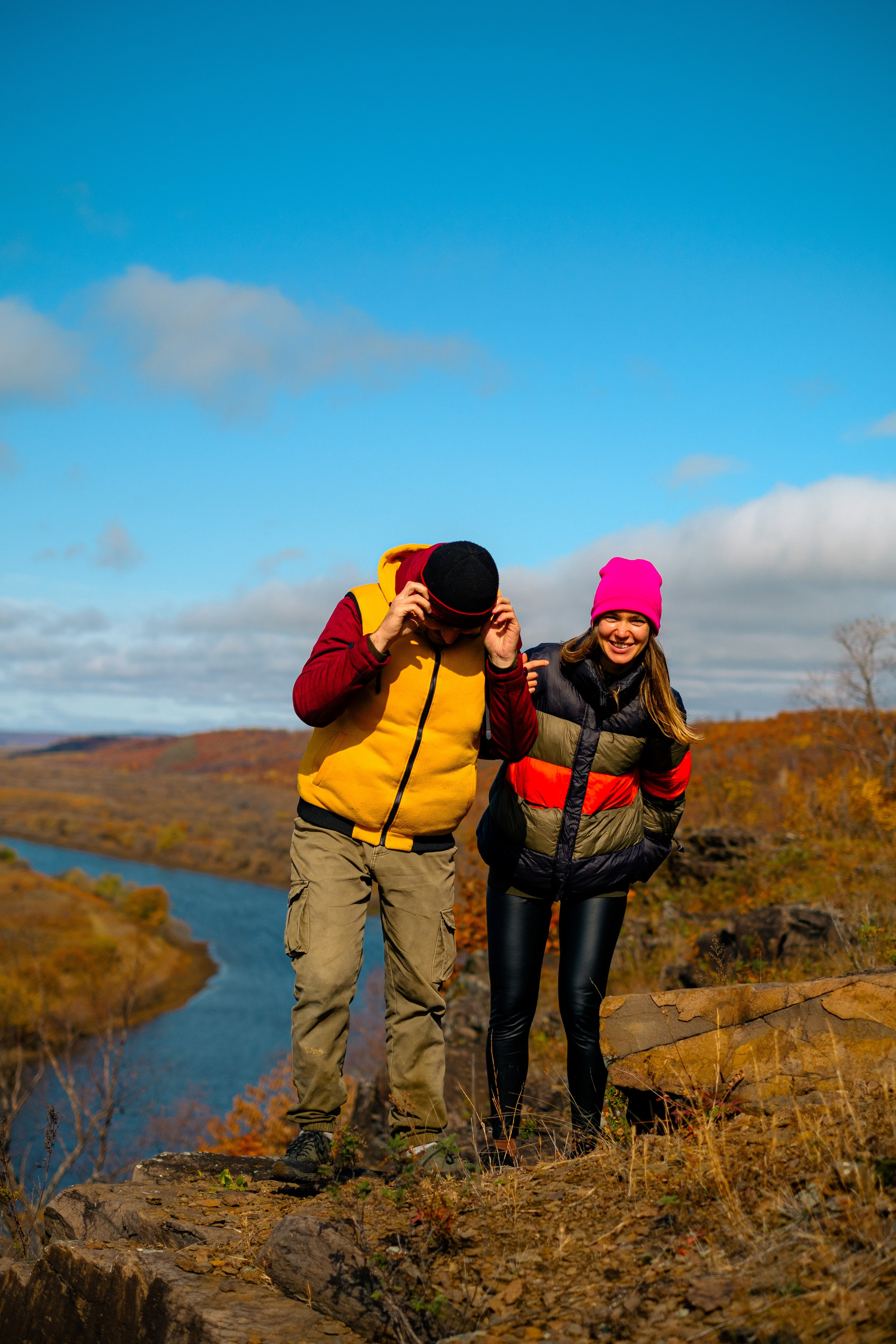 Михайловские столбы осенью. Фотограф Благовещенска Яна
