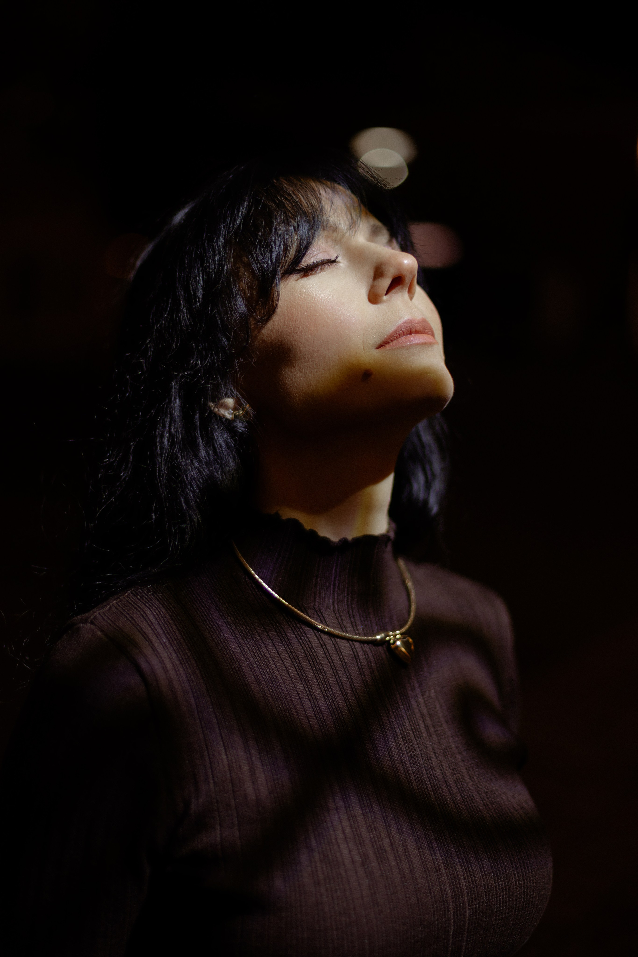 Светлана. Прогулка по ночному городу. Фотограф Мария Щеголькова. Чувственный женский портрет