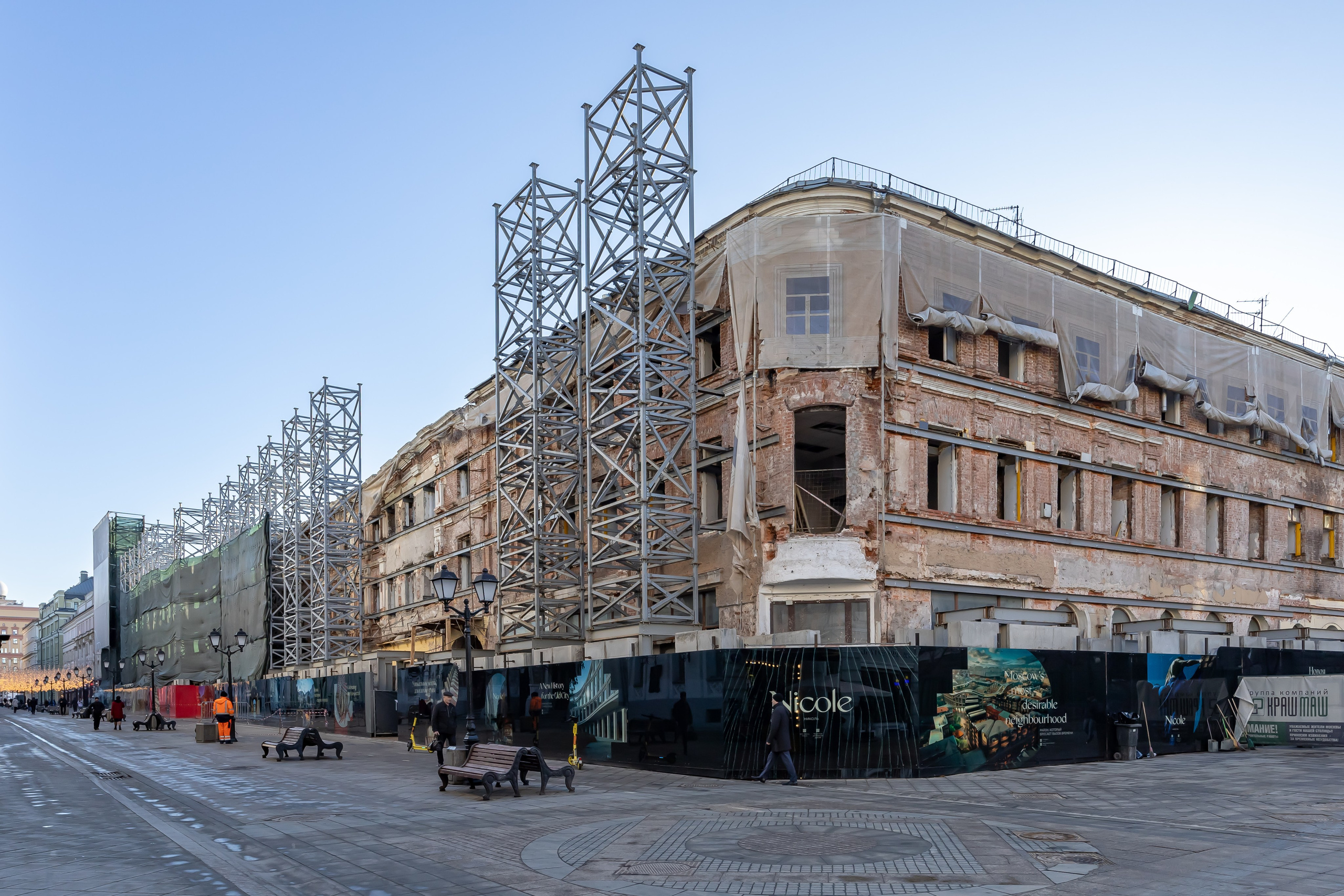 Съемка для строительной компании в Богоявленском переулке. Интерьерный фотограф в Москве Сергей Чекмезов
