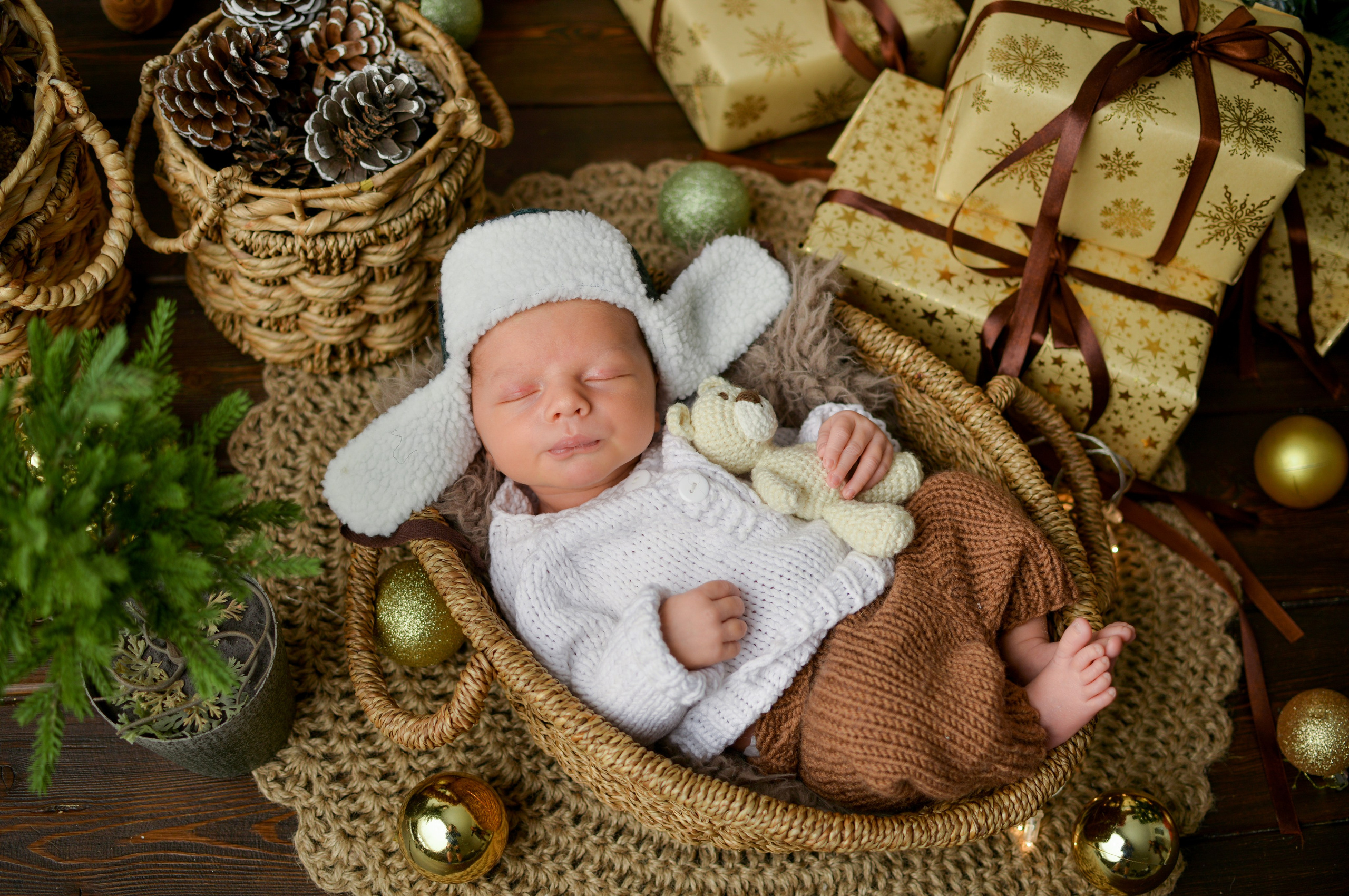 Съёмка новорожденного Льва. Фотограф новорожденных Краснодар Малышенко Надежда