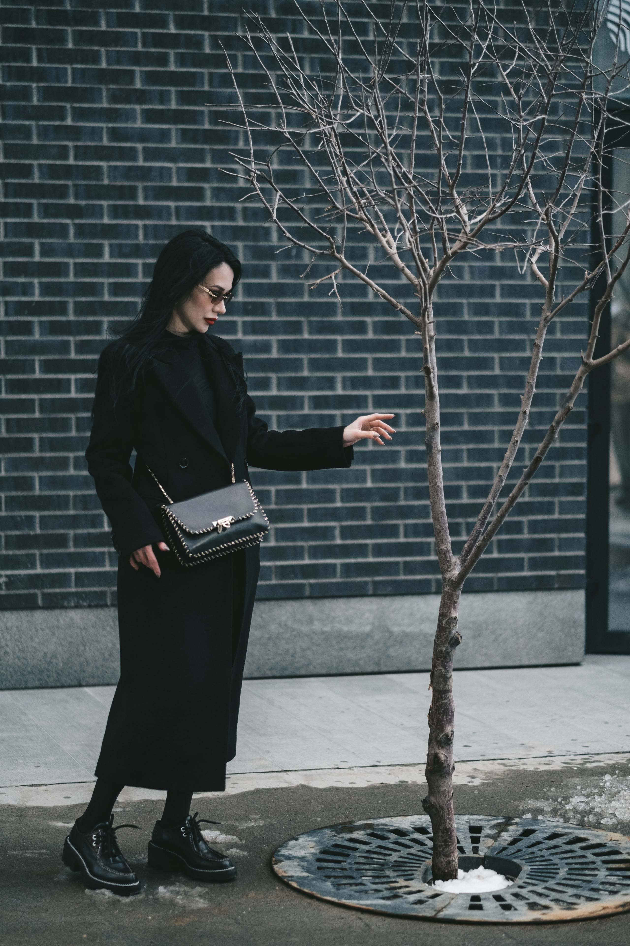 Первый прогулочный фотосет 2026. Портретный фотограф в Новосибирске