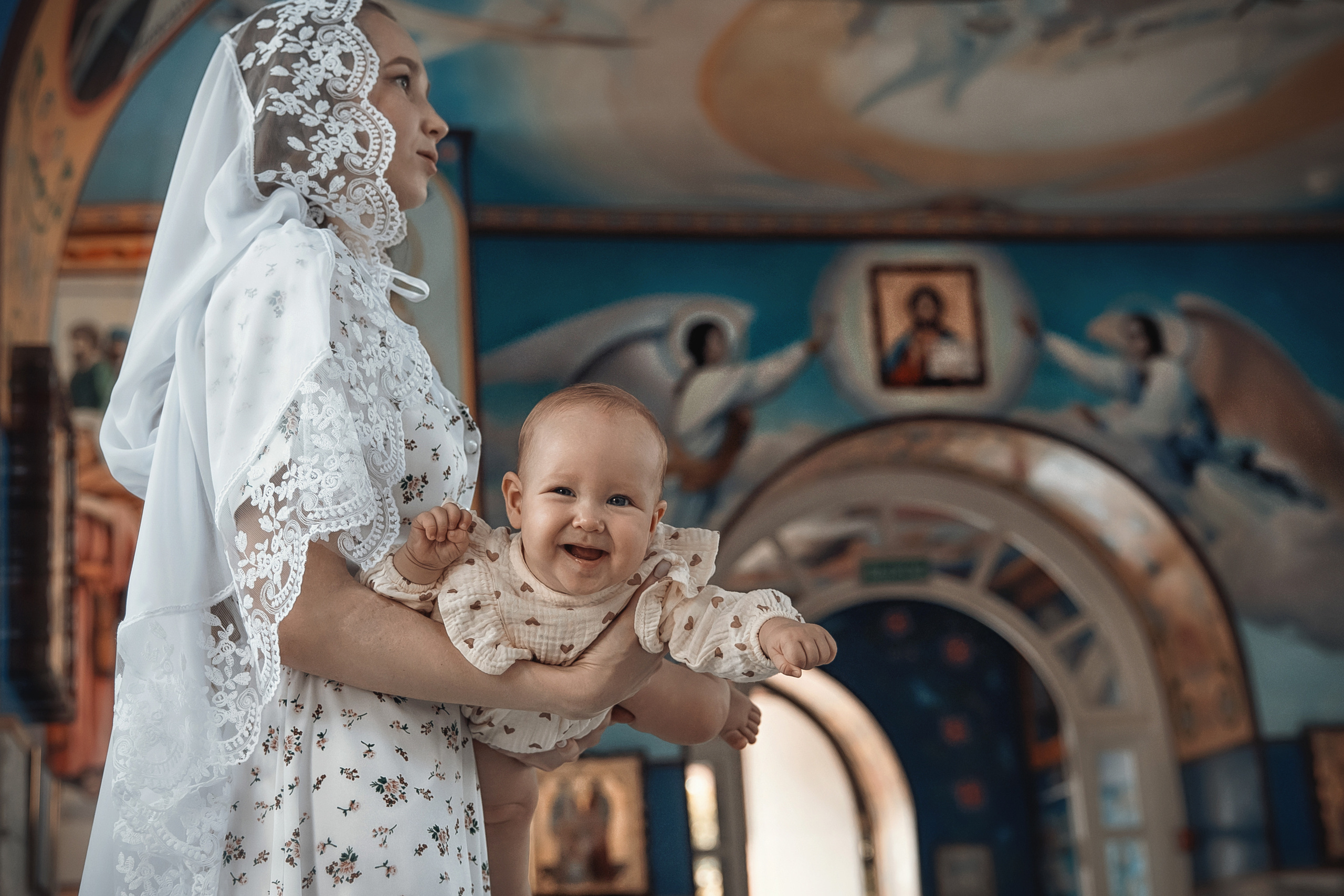 Таинство Крещения Маргариты. Свято-Михаило-Архангельского храма, Крымск. Фотограф на Крещение и Венчание Краснодарский край — Гранкина Юлия