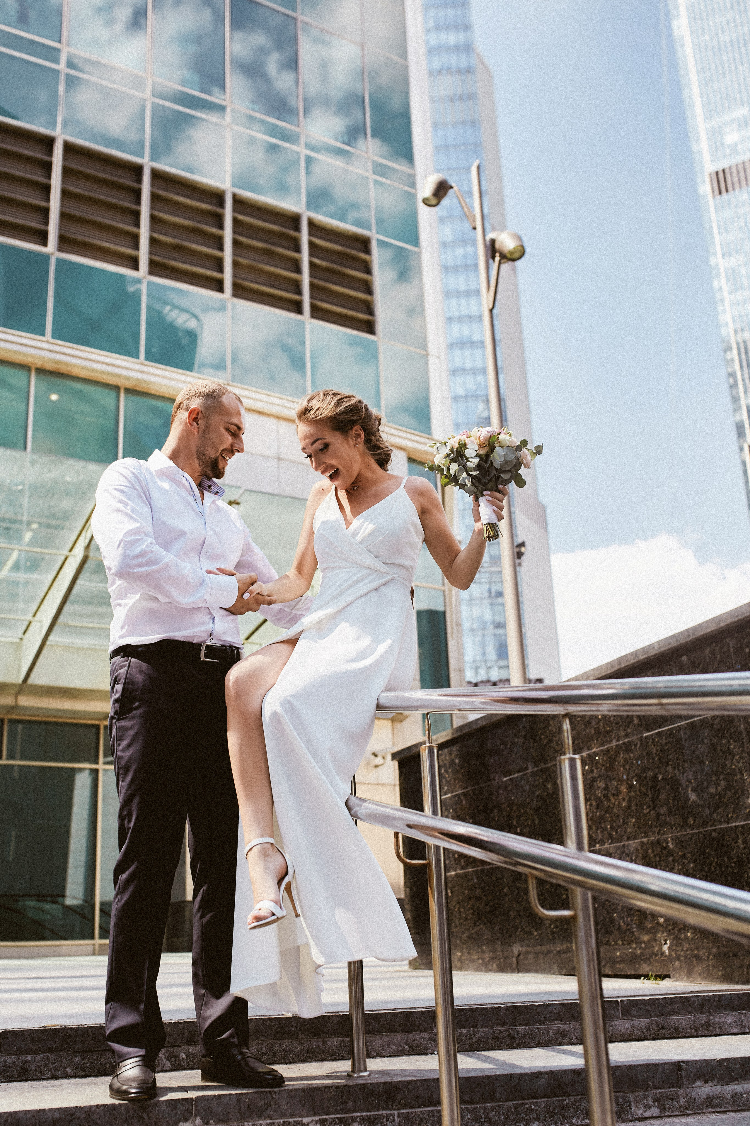 Свадьба в Сити. Портретный фотограф в Москве Мария Варлей