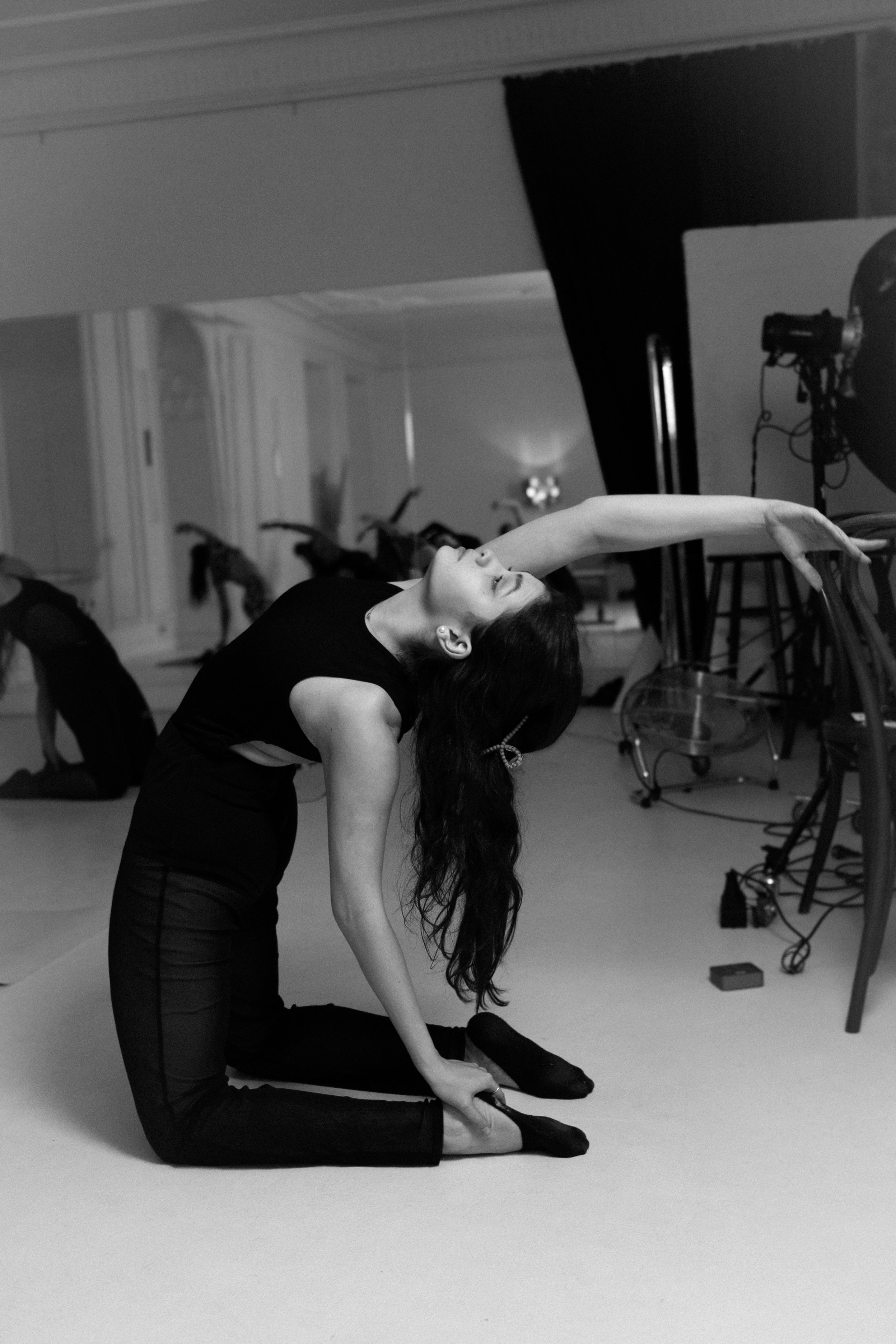 Новогоднее занятие по растяжке. Фотограф в Санкт-Петербурге Смирнова Диана