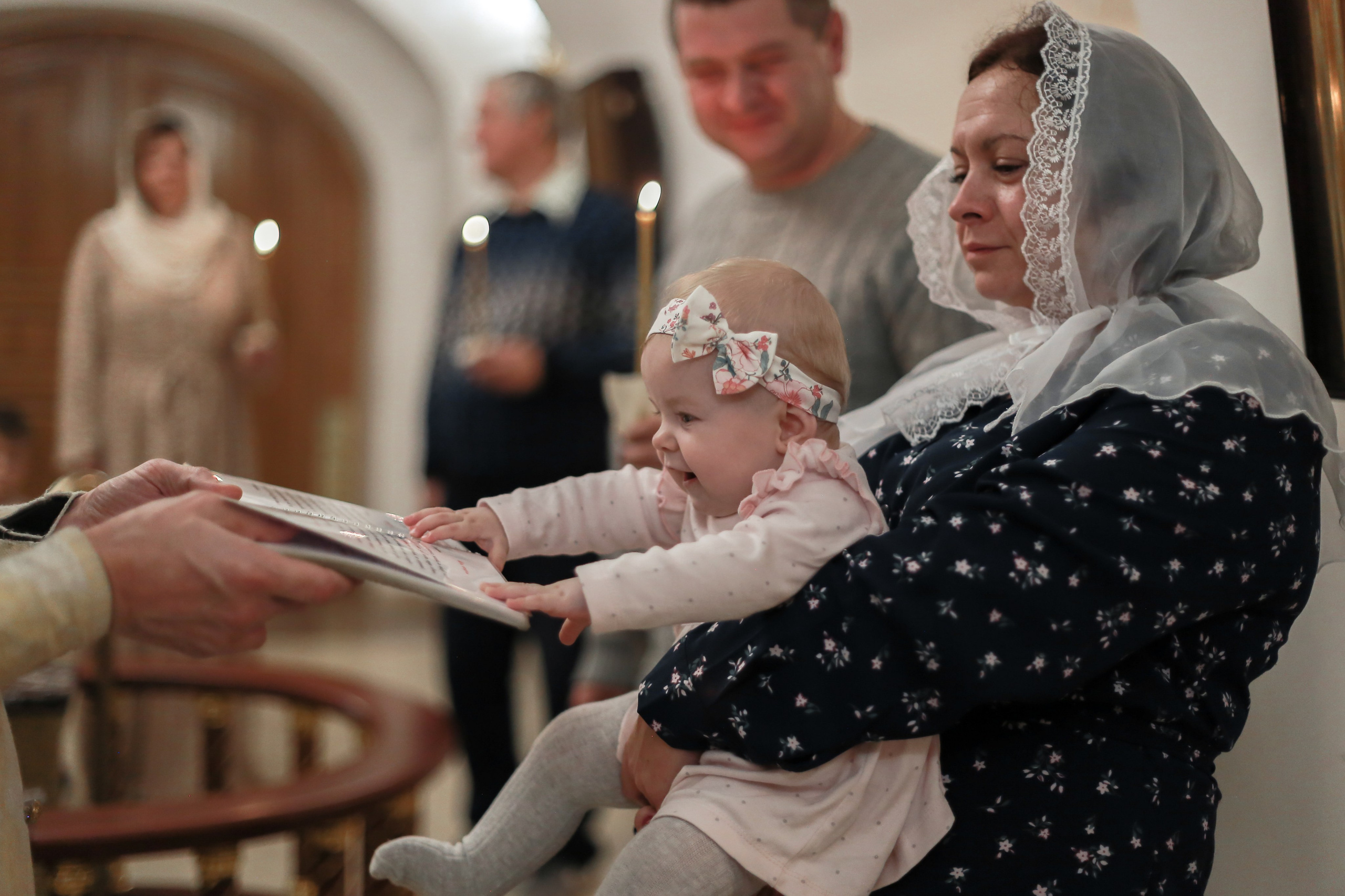 Крещение Машеньки. Храм Живоначальной Троицы в Останкино. Антонина Морозова, профессиональный семейный фотограф видеограф