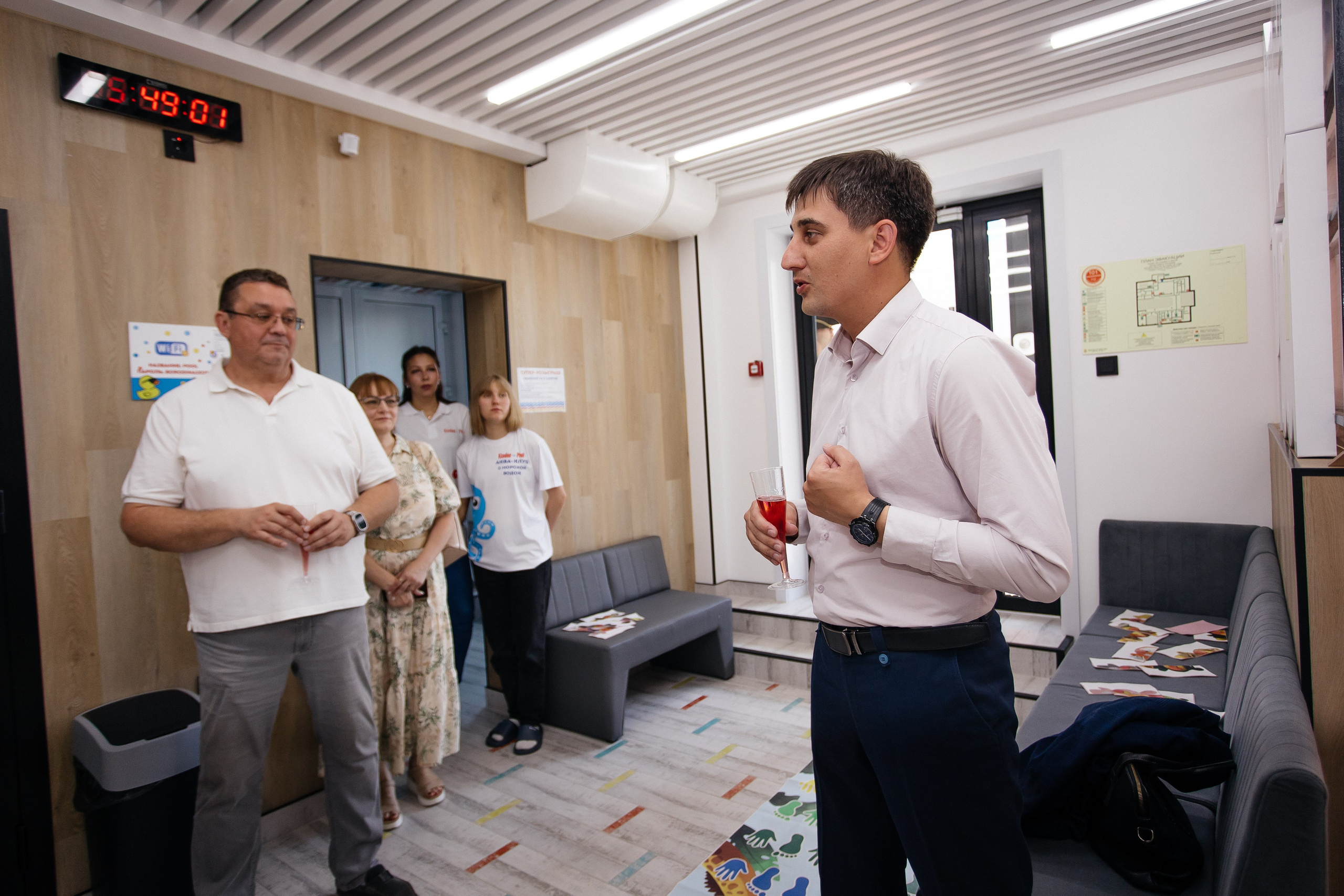 Открытие бассейна. Фотограф в Иркутске