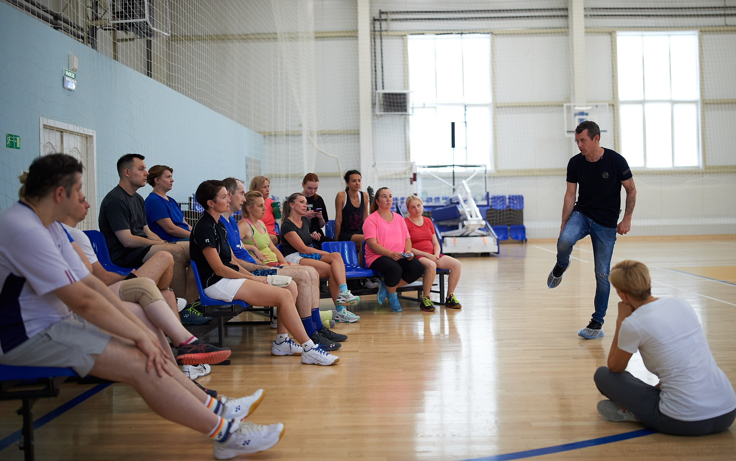 Бадминтон. Мастер-класс Любови Сухановой. Ижевск. 20.07.2024. Спортивный репортажный фотограф в Ижевске Сергей Мерзляков