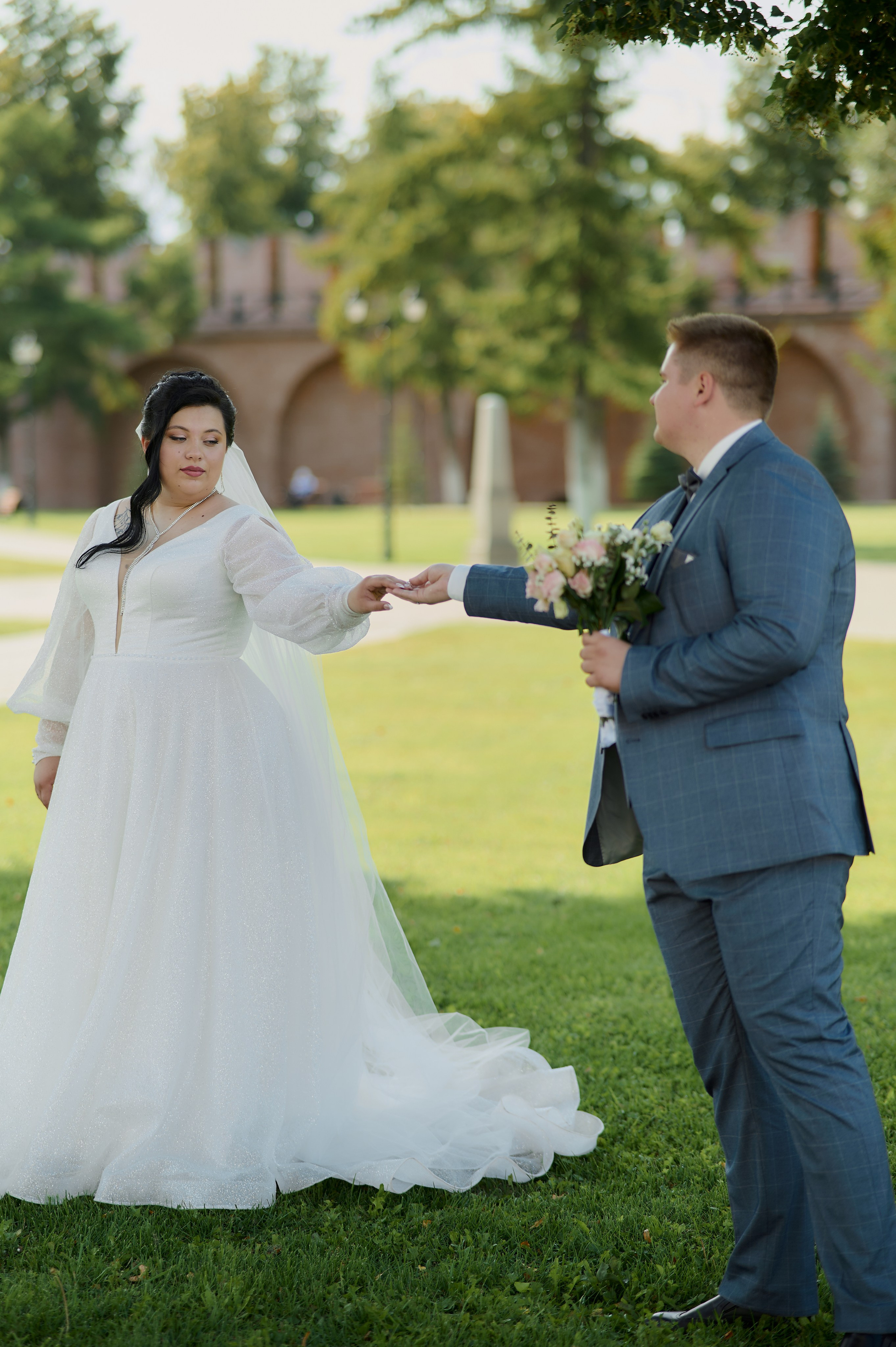 Свадебная фотосессия в студии. Свадебный фотограф в Туле Никита Беляев