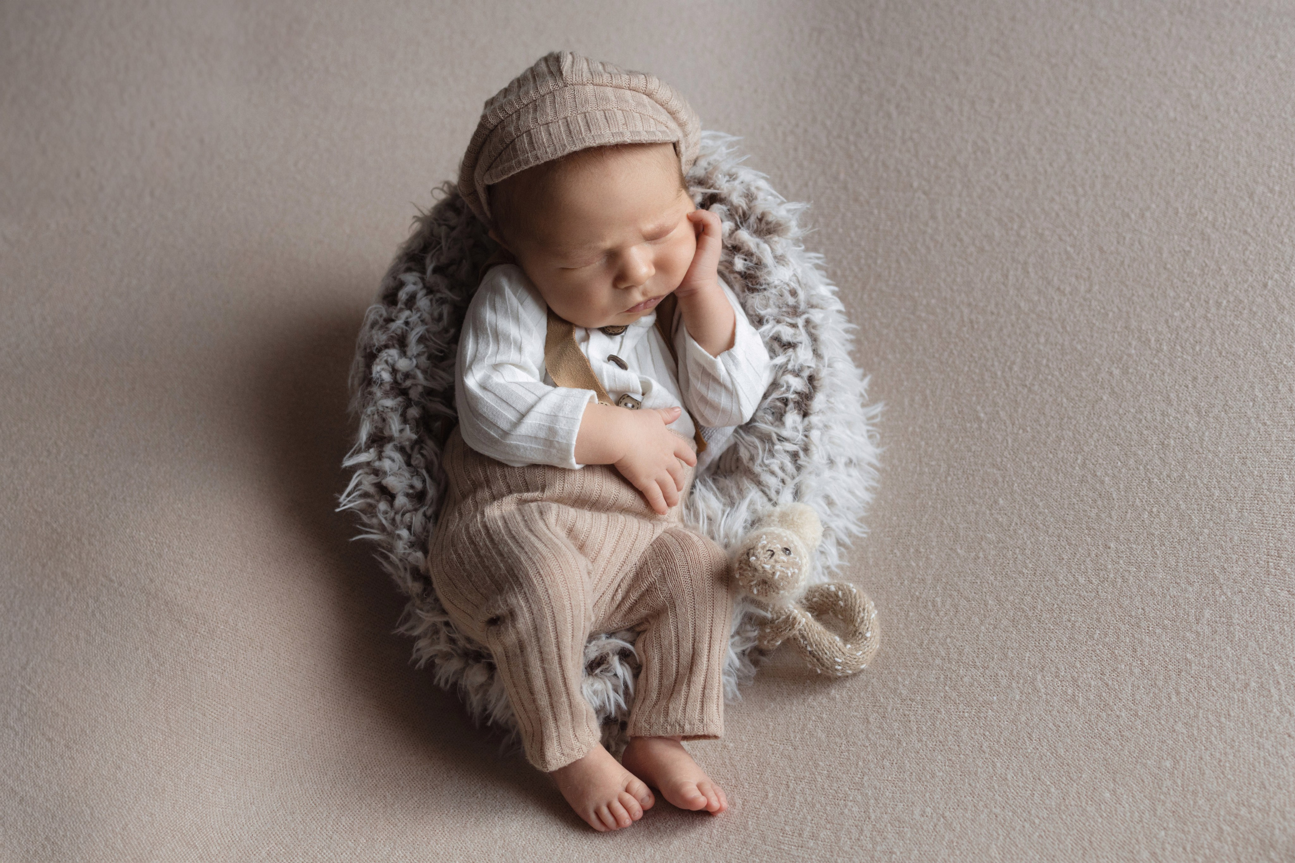 Корзинки и мягкие игрушки для фотосессии новорожденных фотограф Вета Ленская. Фотограф беременности и новорожденных в Красноярске Вета Ланская