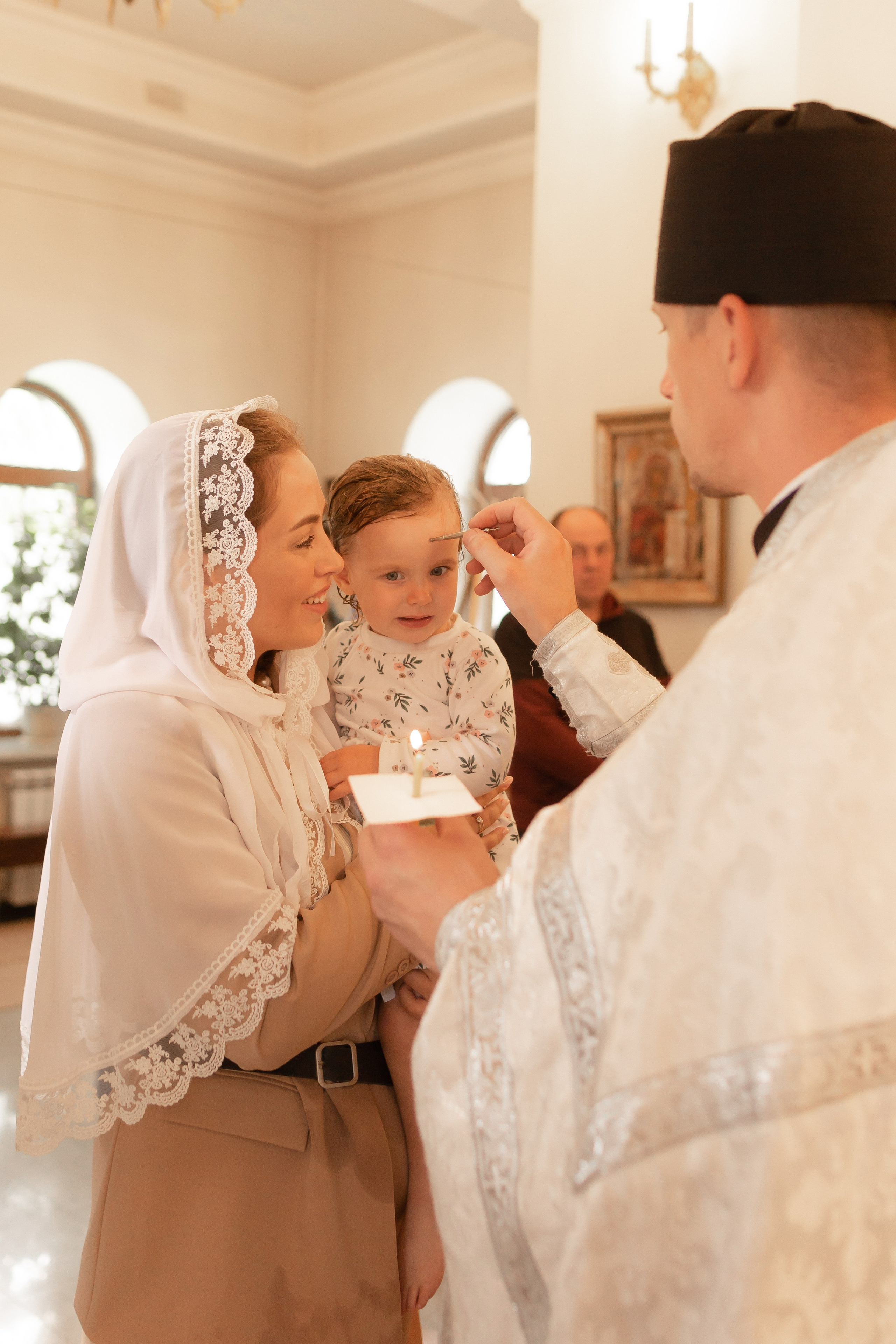 Крещение малышей. Фотограф Новорожденных и беременности г. Тюмень