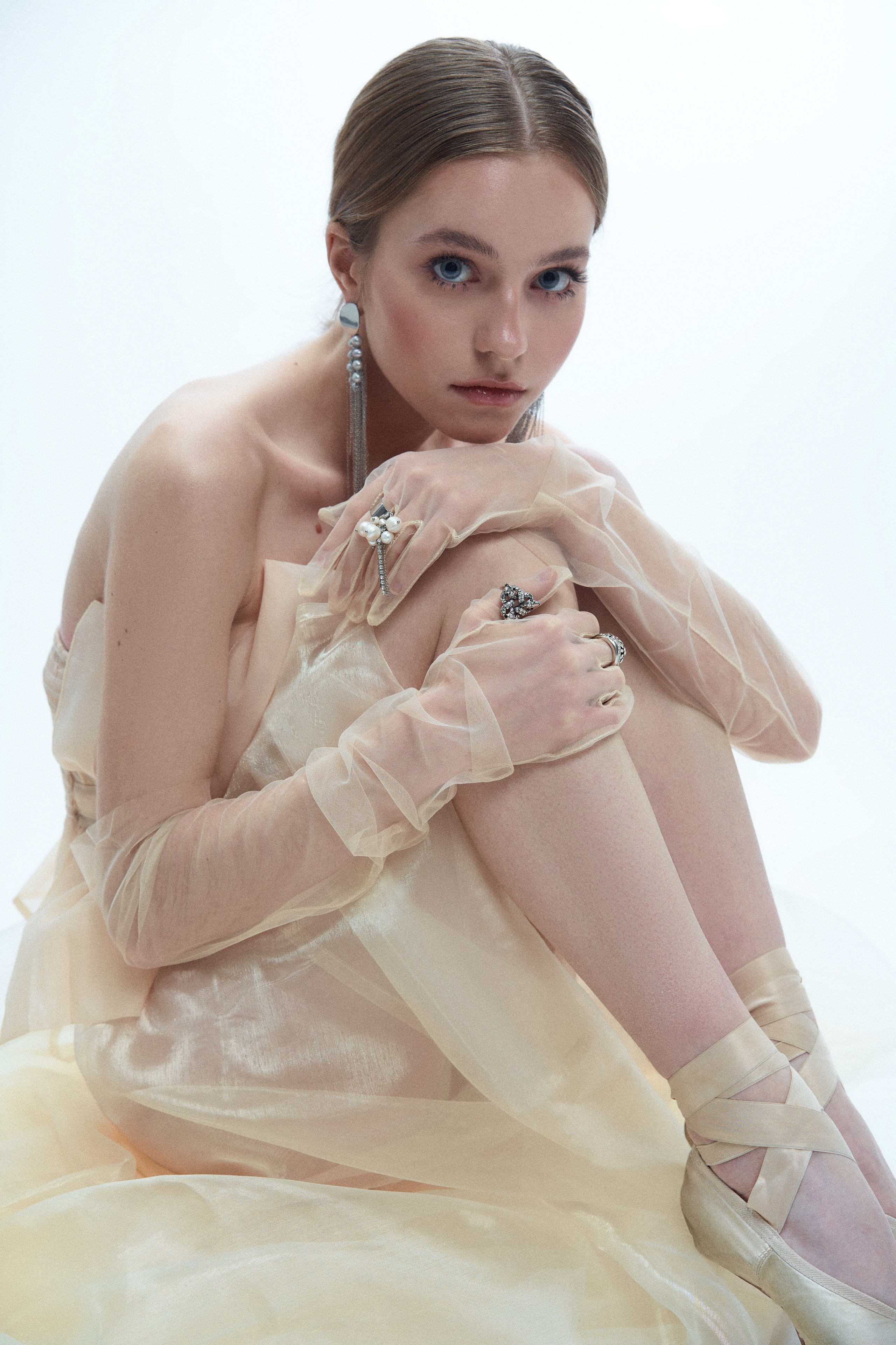 Luba for a jewelry and clothing brand lookbook. Ekaterina-samoylova.com