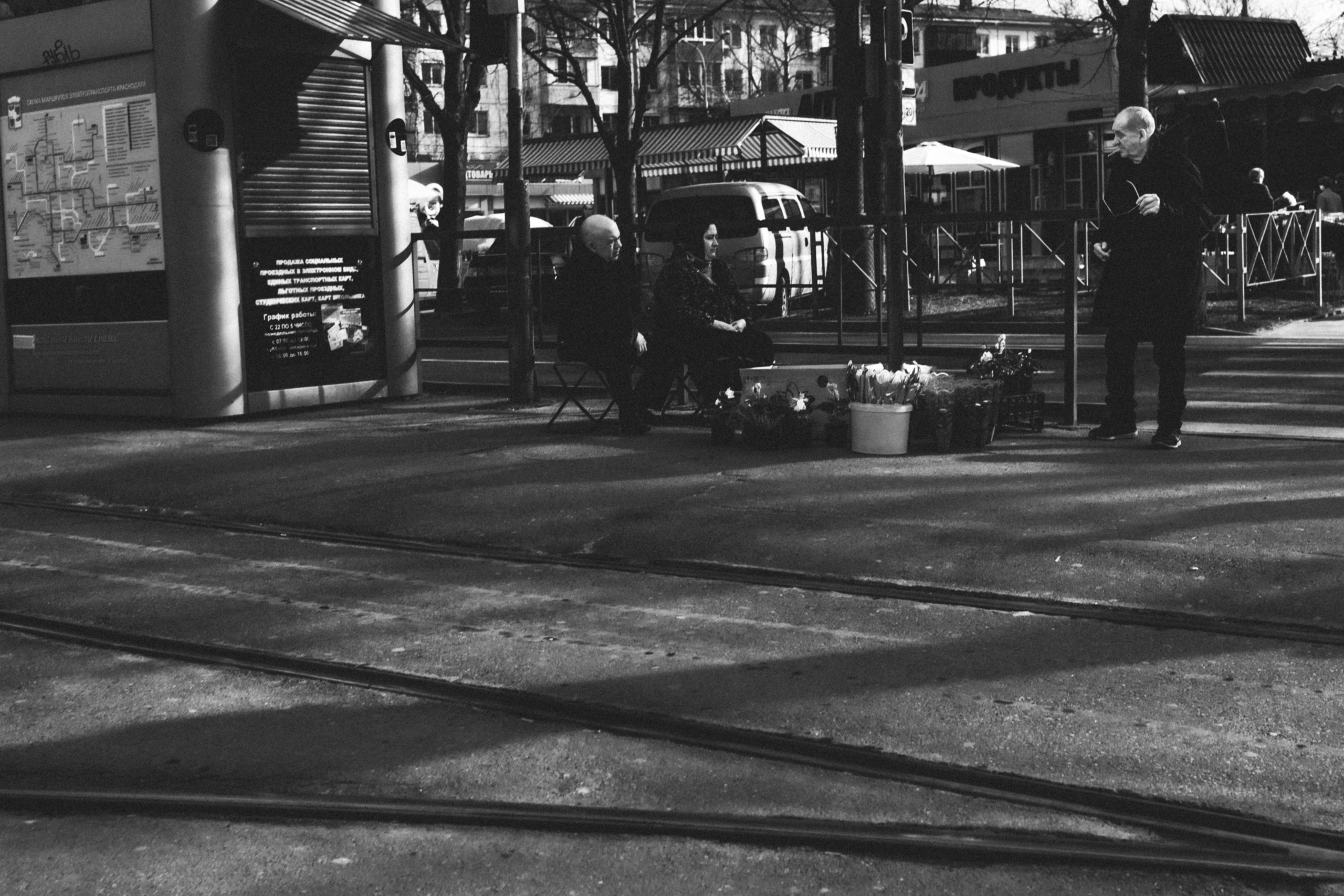 Чернобелый Краснодар начало 6 марта 2019. Бизнес, мужской фотограф в Краснодаре | Аксёнов Алексей Владимирович