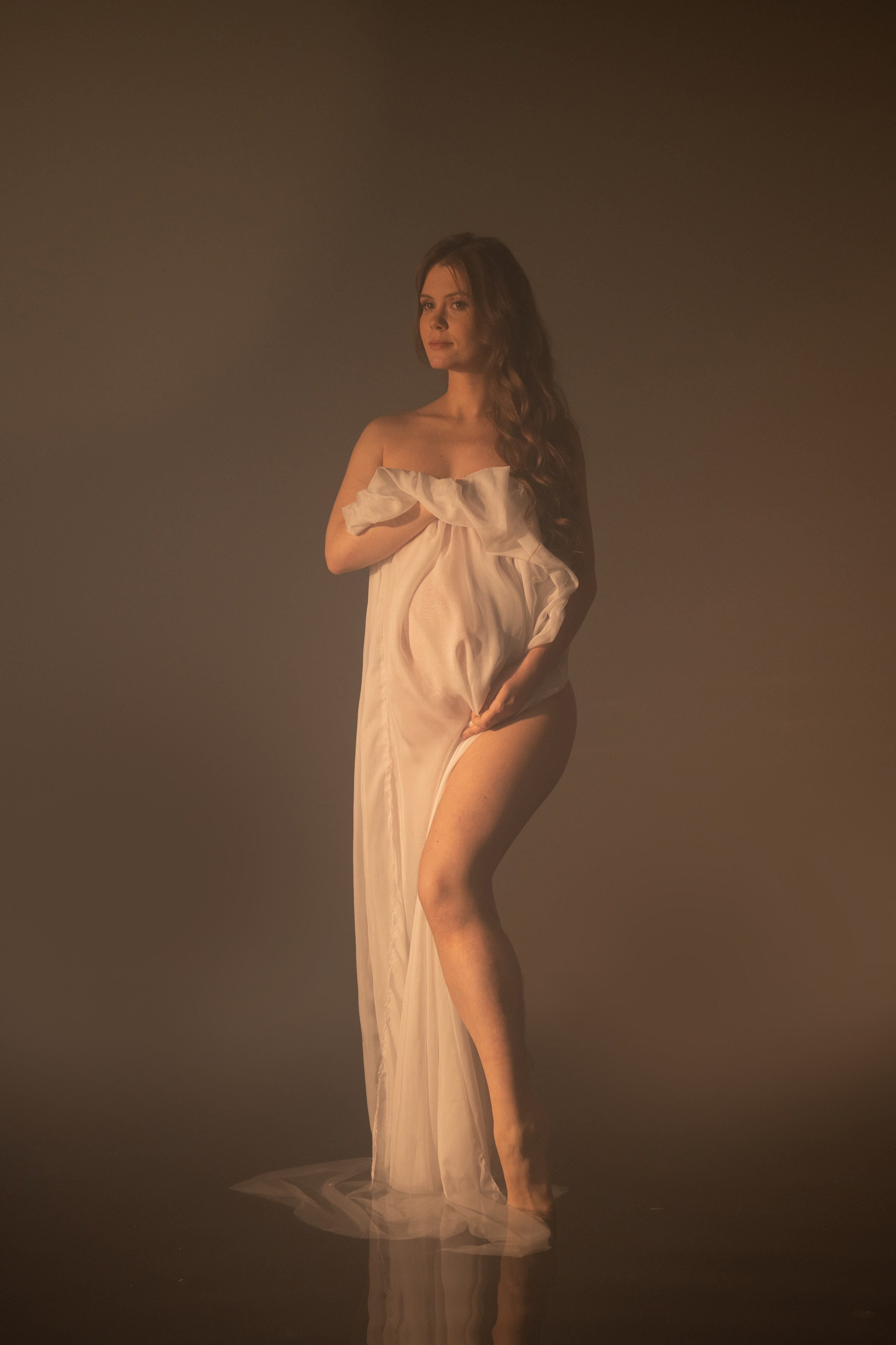 Креативная съемка для Оли. Фотосессия беременности — Крылова Натали — Москва