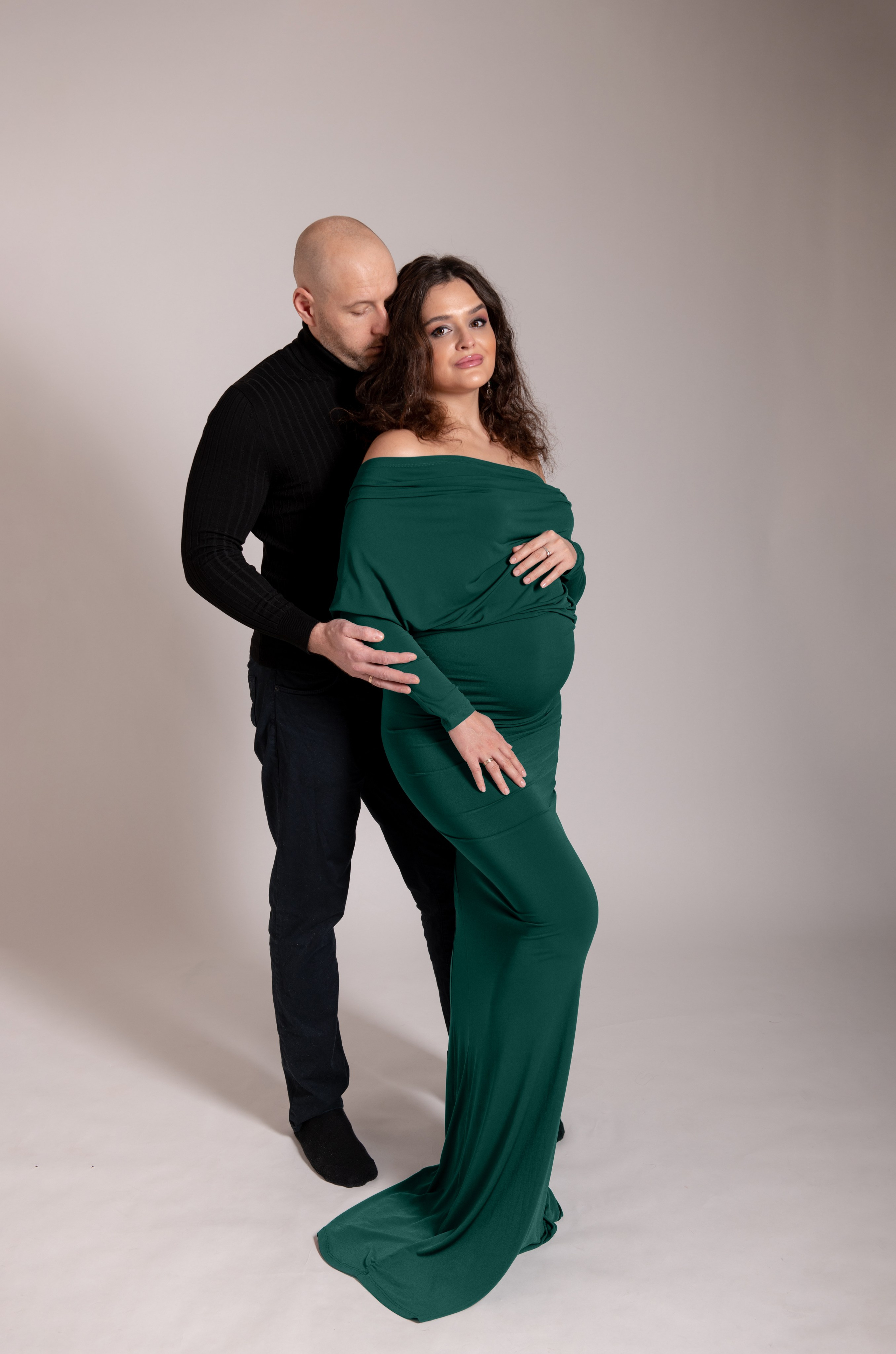 С супругом в минимализме. Фотосессия беременности — Крылова Натали — Москва