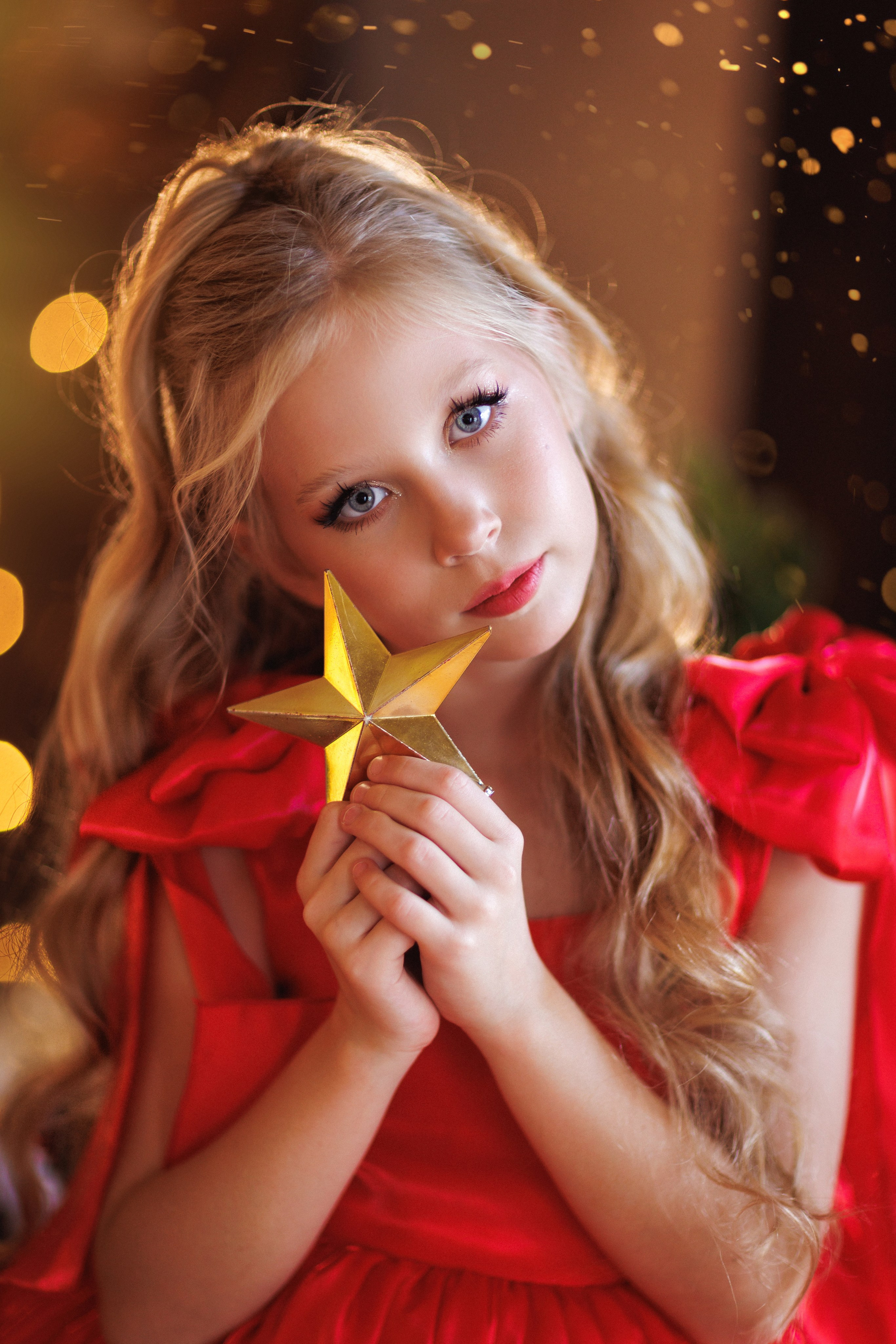 Сказочная новогодняя фотосессия с Сантой, в фотостудии в города Краснодара. Семейный и детский фотограф в Краснодаре Анна Трашкова