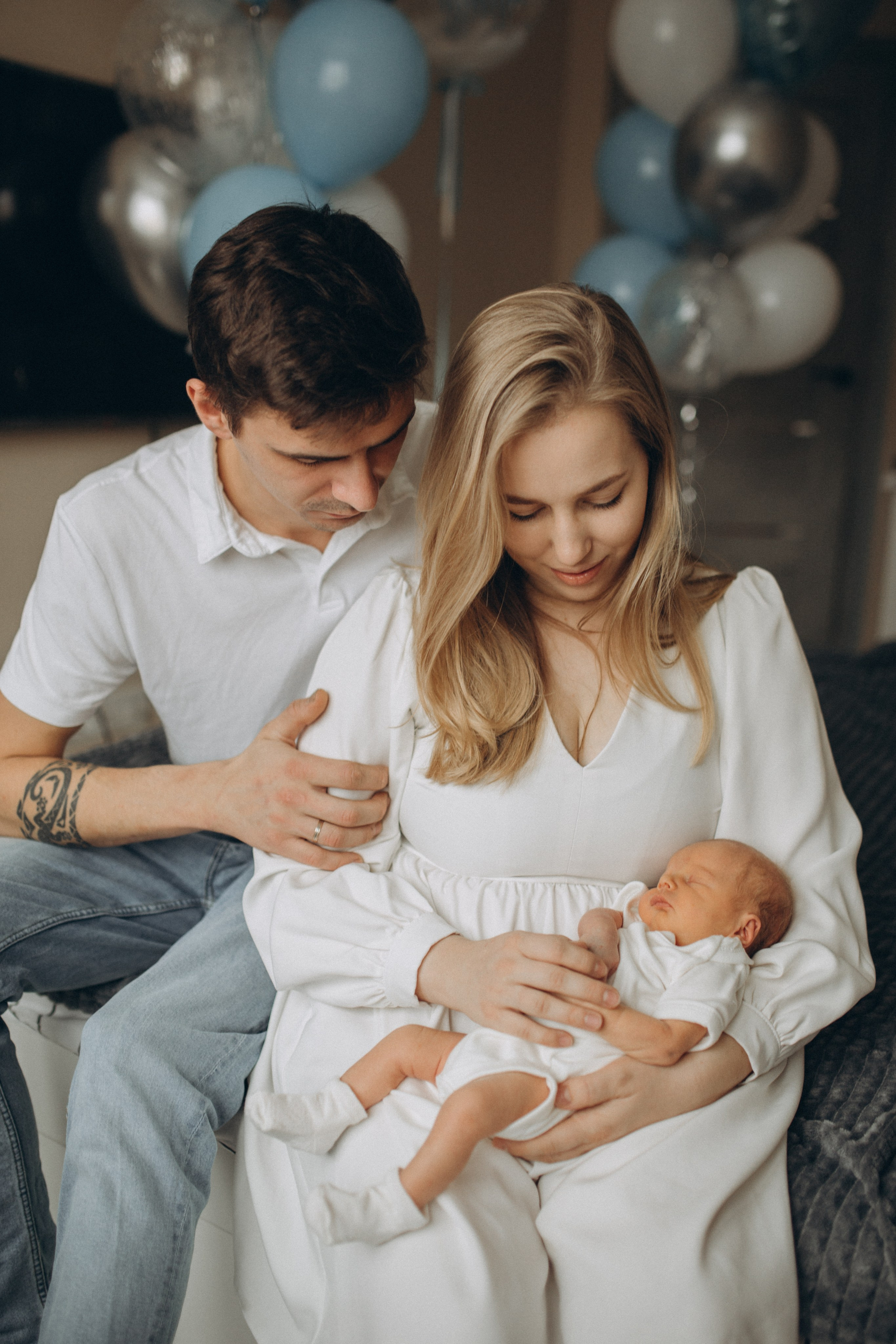 Выписка из роддома. Семейный и детский фотограф в Москве Антонина Смирнова