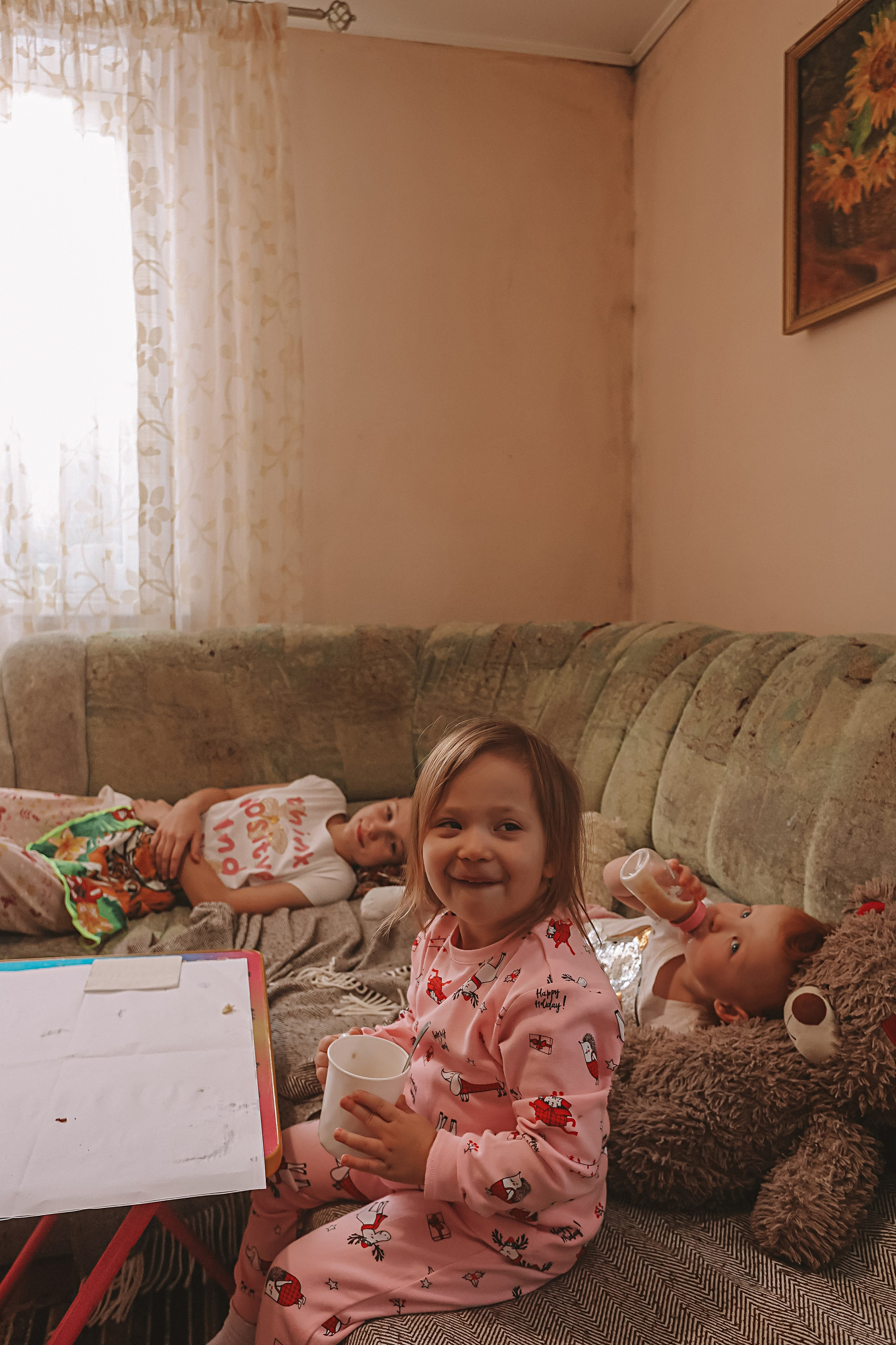 Большая семья репортаж. Семейный фотограф Тюмень, фотограф на роды Салмина Мария