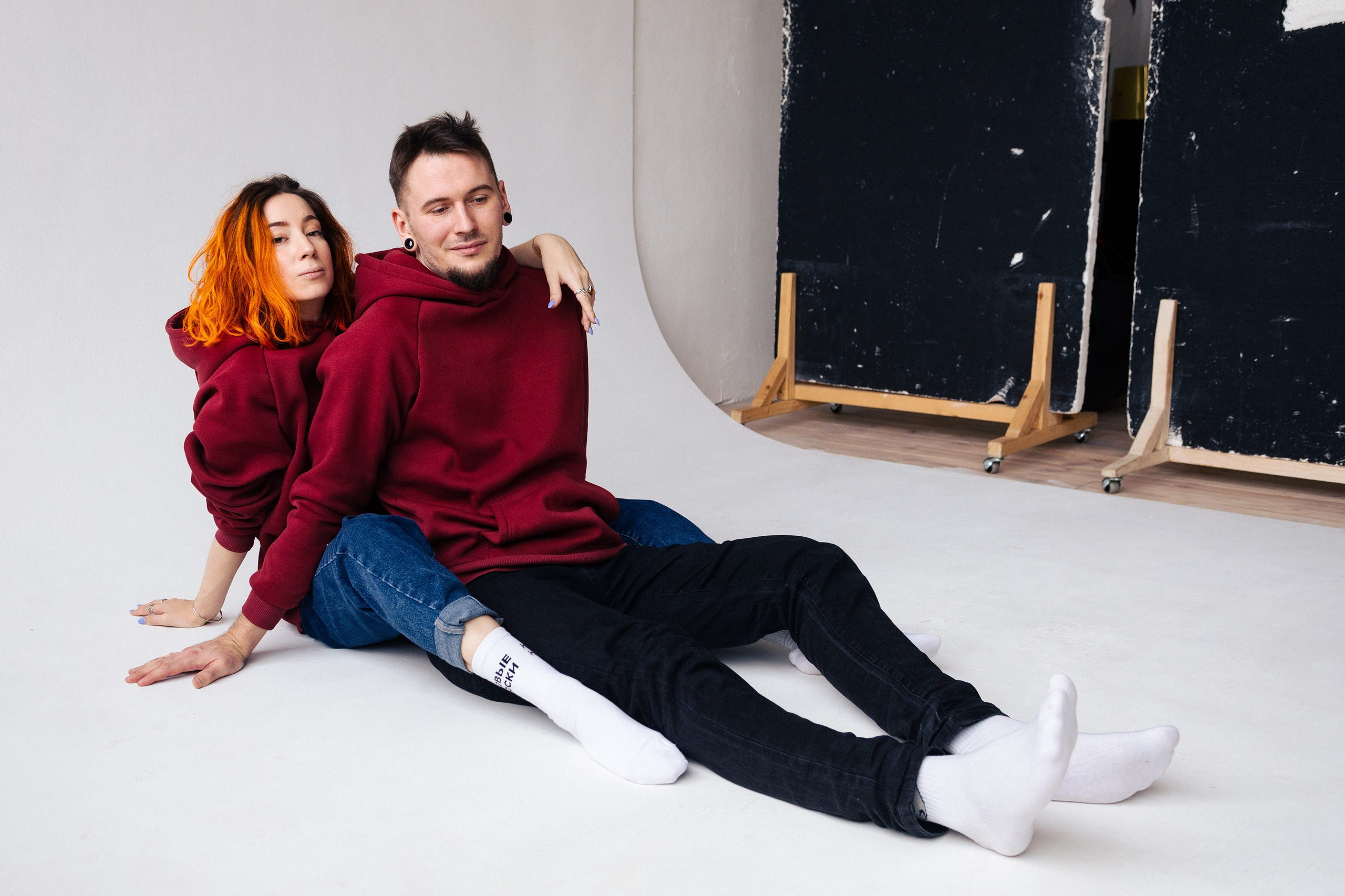 Маша и Лев. Студия