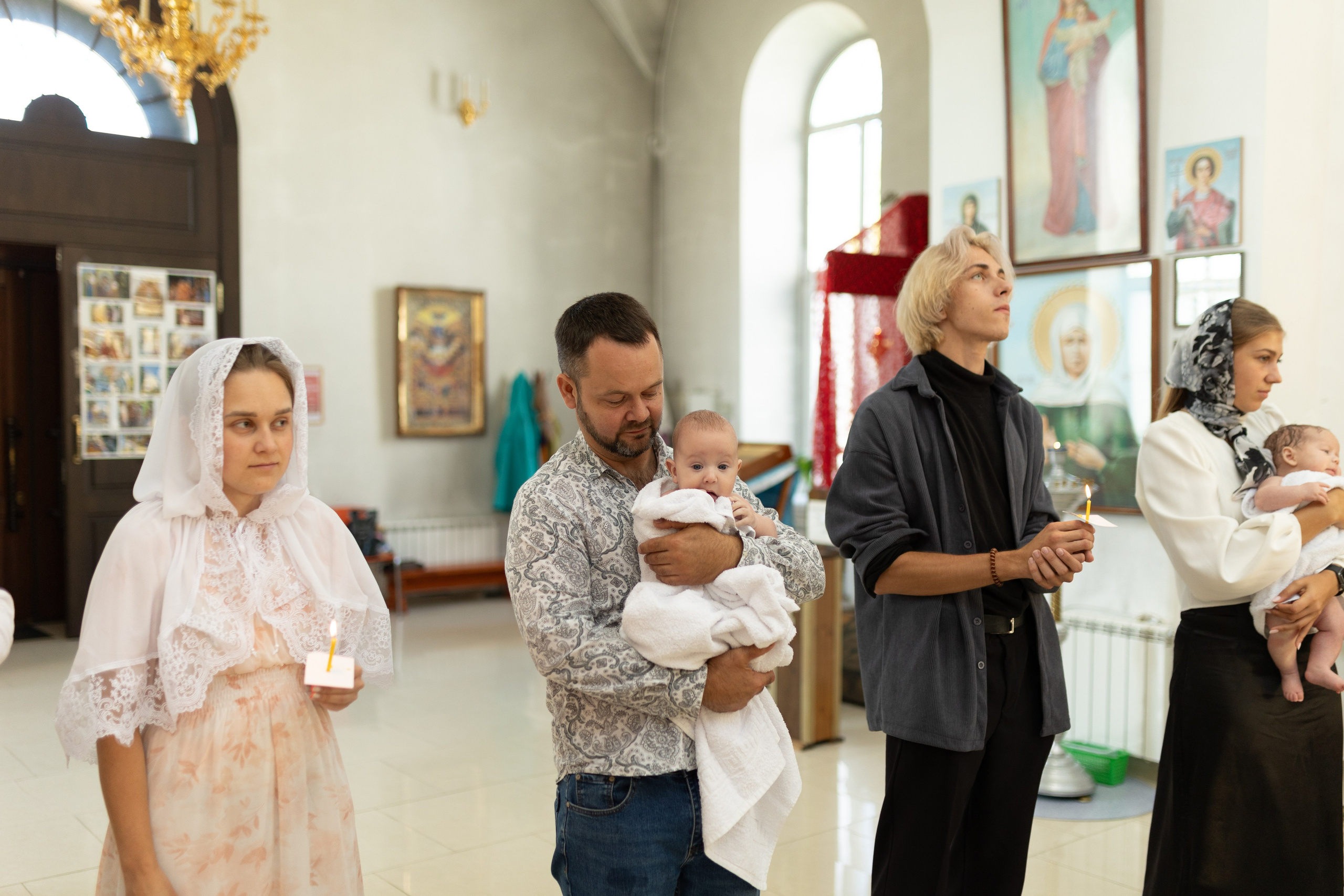 Крещение Артёма (все фото с таинсвта крещения). Фотограф новорожденных. Детский и семейный фотограф Марьяна Юдина