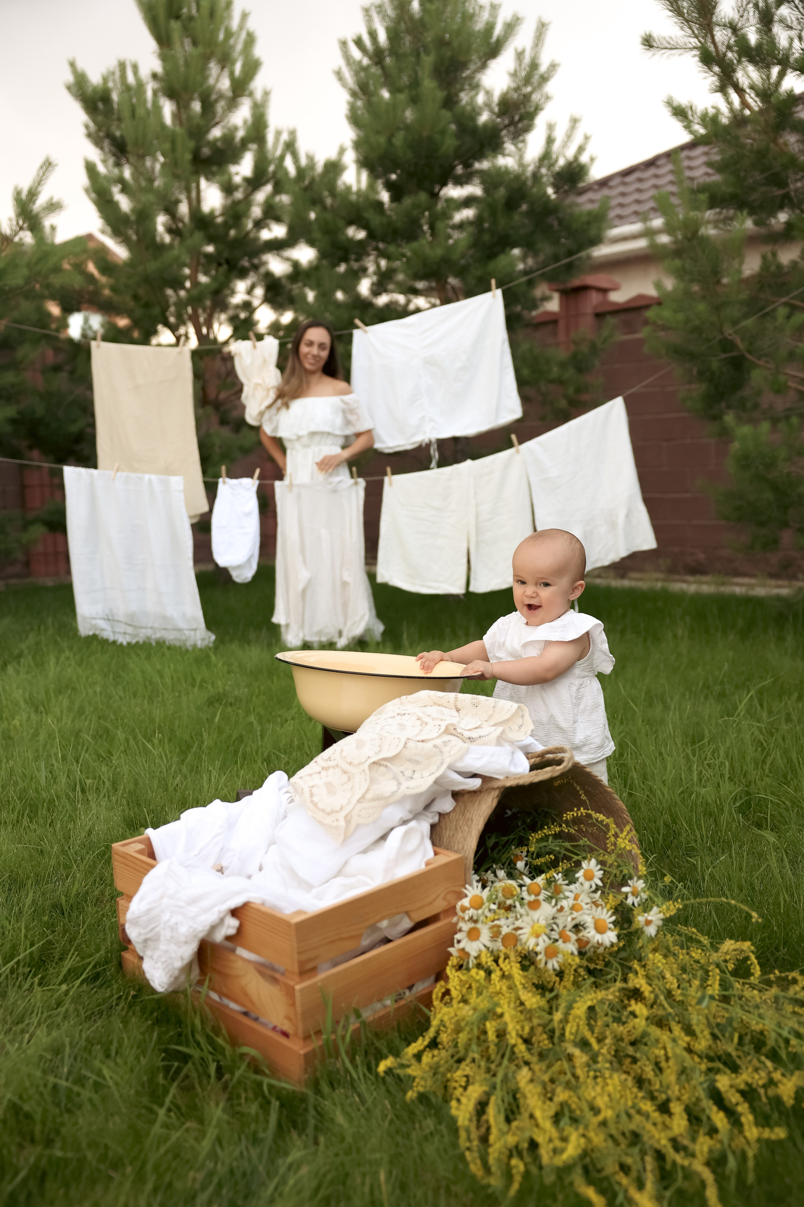 Большая стирка. Ваш семейный newborn и lifestyle фотограф в СПБ Наталья Журавлева