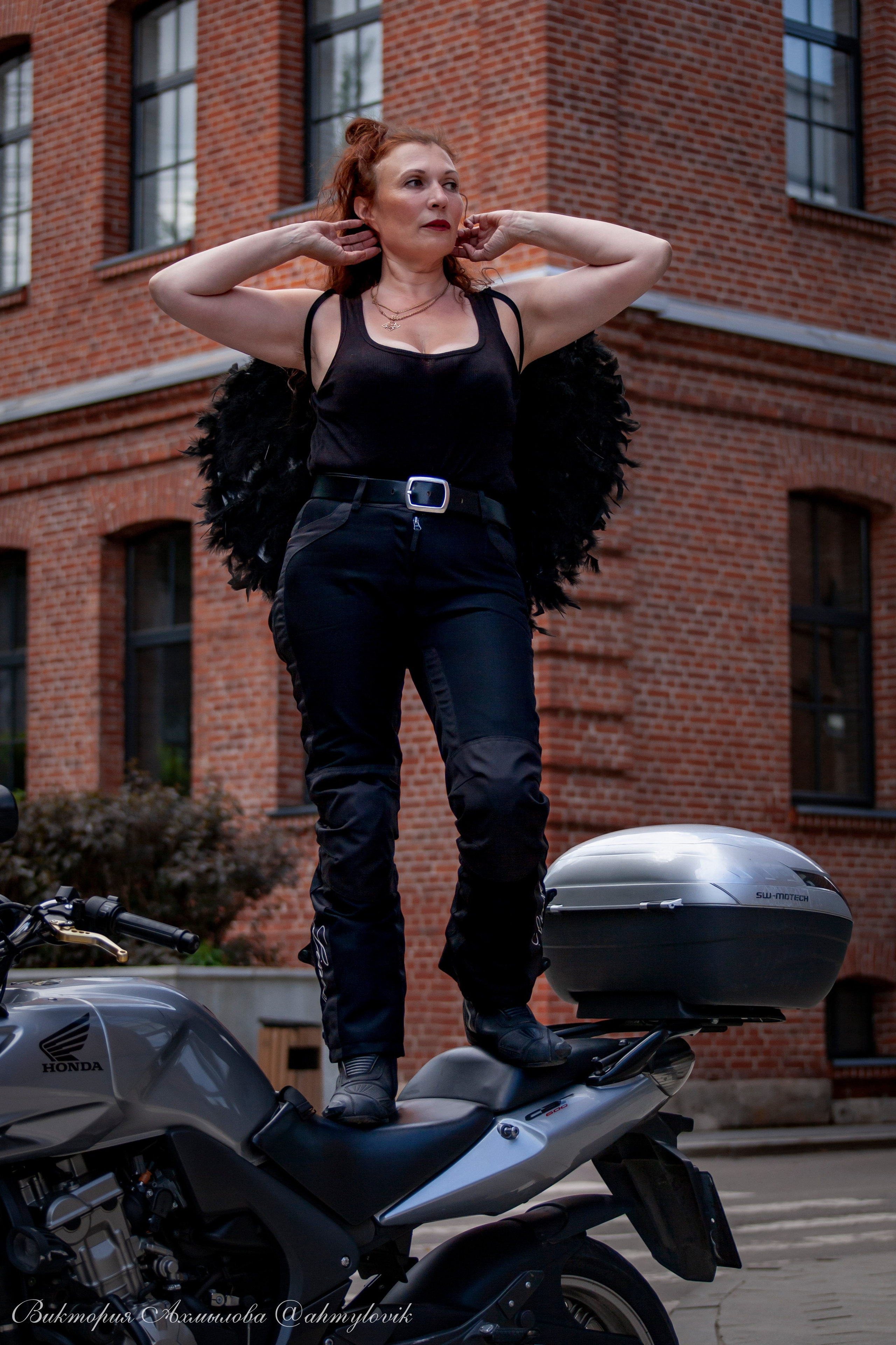 Мария Ева (Honda CBF). Виктория Ахмылова. Фотограф в Москве