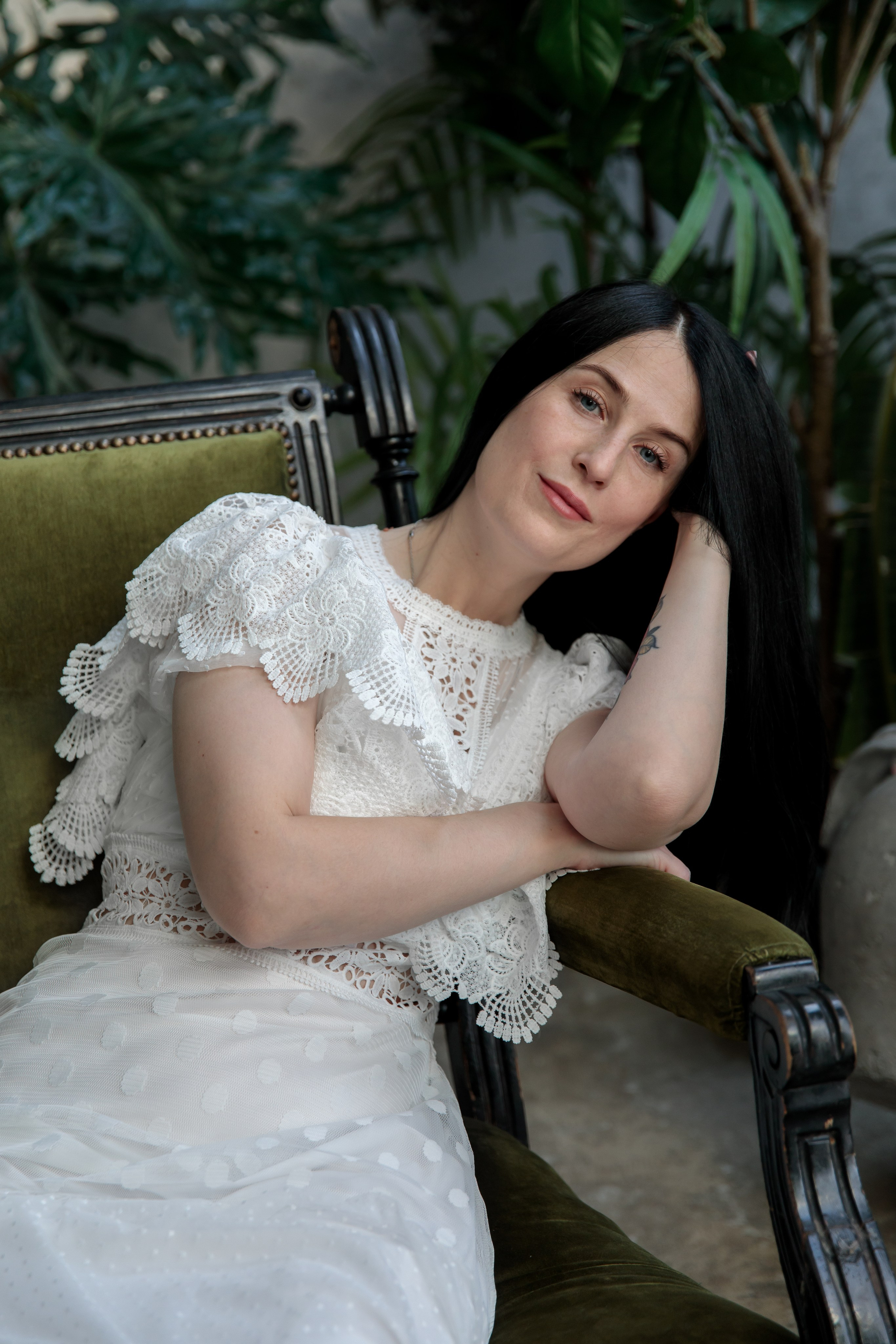 Ольга. Оранжерея. Фотограф в Москве Надуева Татьяна. Женский портрет, детский портрет, с