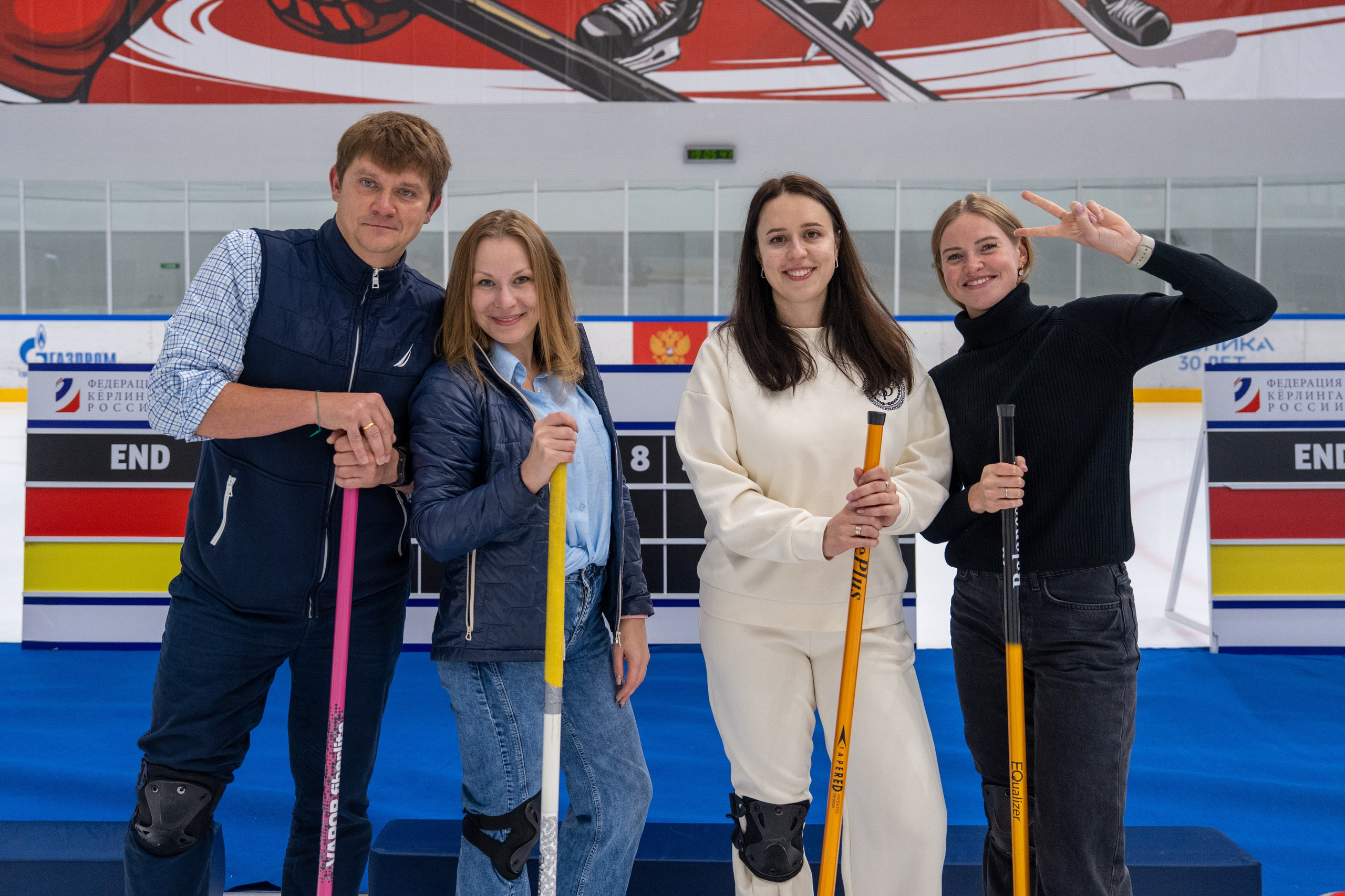 Керлинг для компании Р-Фарм. Репортажный фотограф в Красной Поляне и Сочи Павлюченко Екатерина