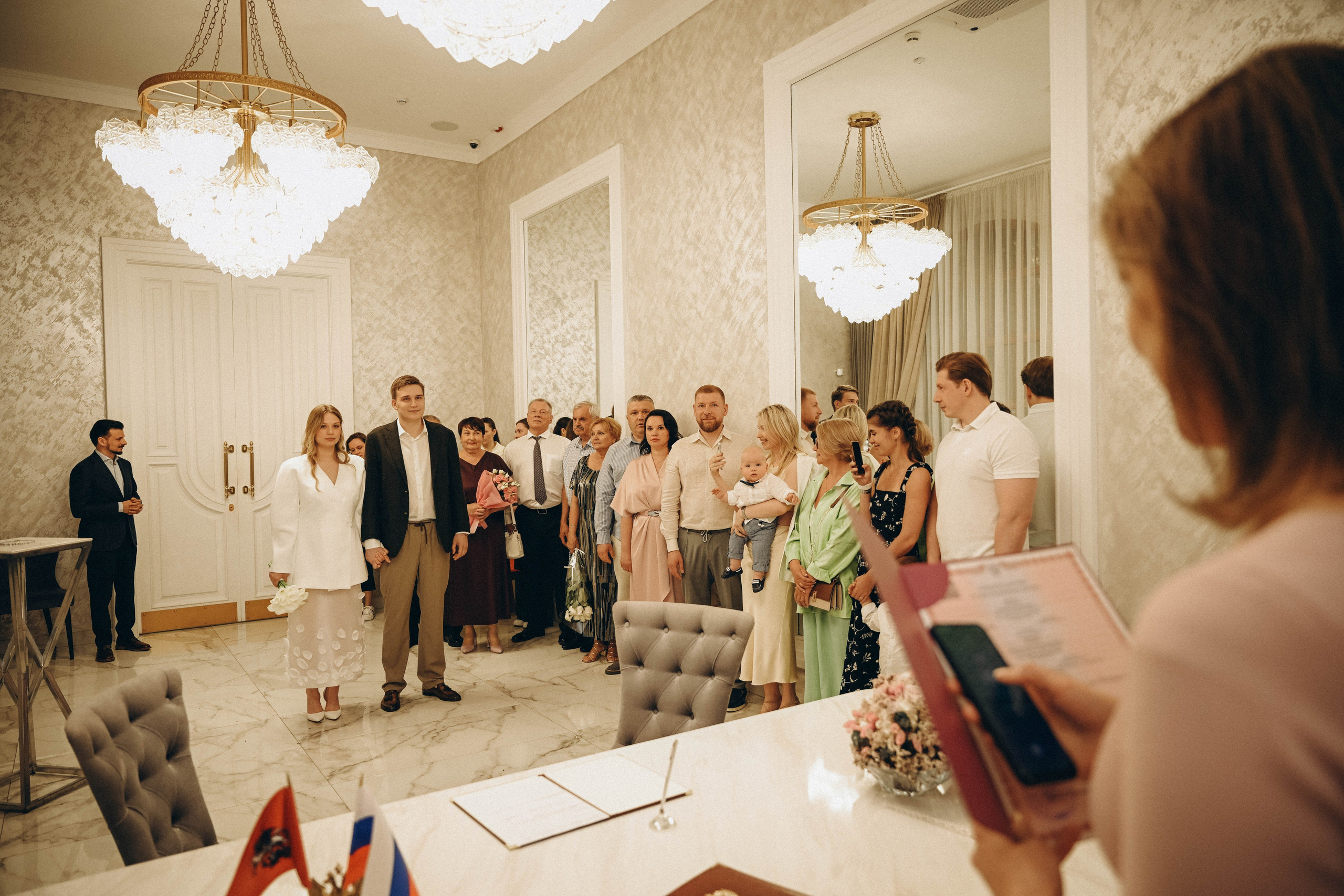 Настя и Роман.Прогулка Загс + репортаж с гостями. Семейный фотограф Москва-Воронеж Ирина Вронская