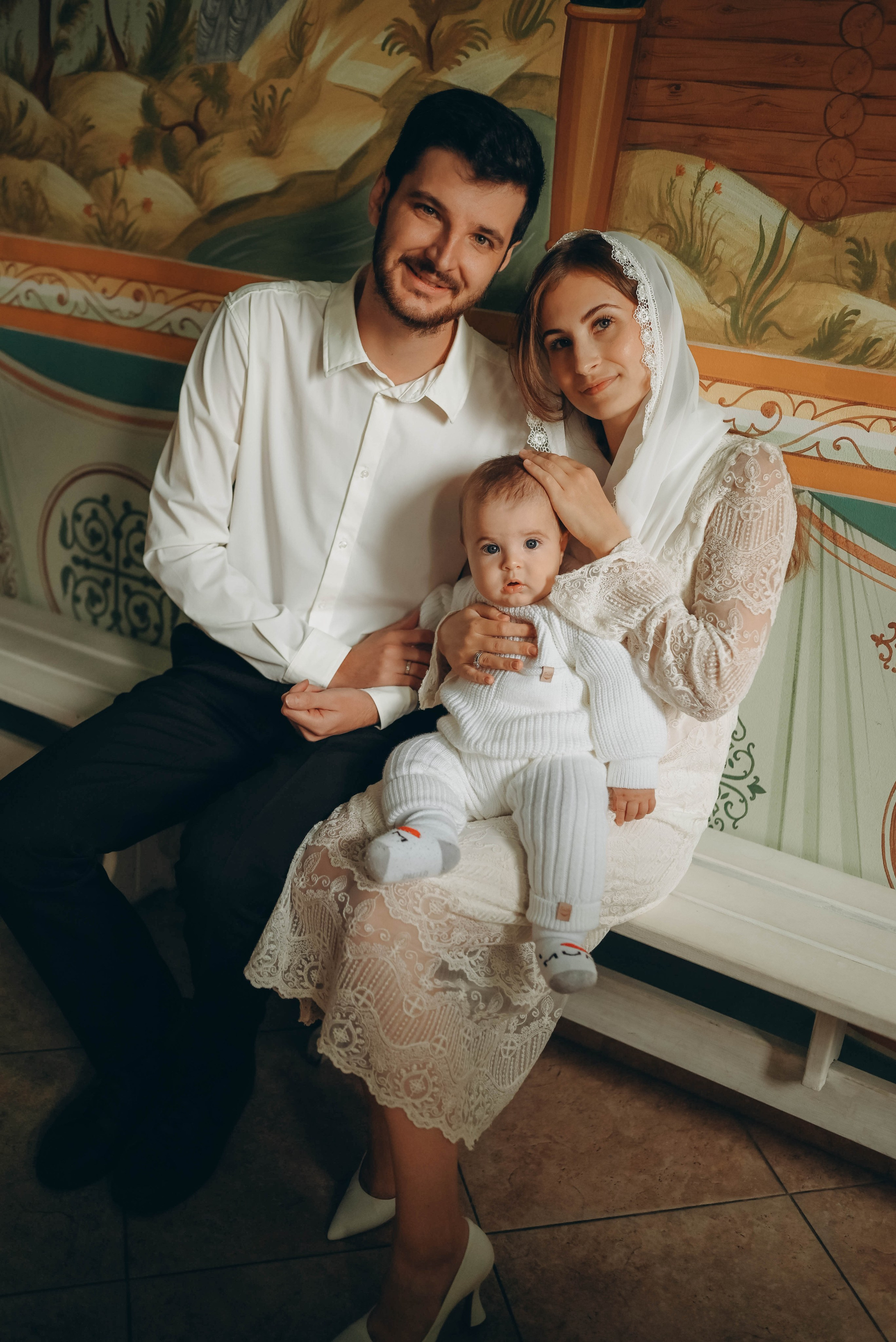 Таинство Крещения Александра в Храме прп Александра Свирского. Семейный фотограф Москва-Воронеж Ирина Вронская