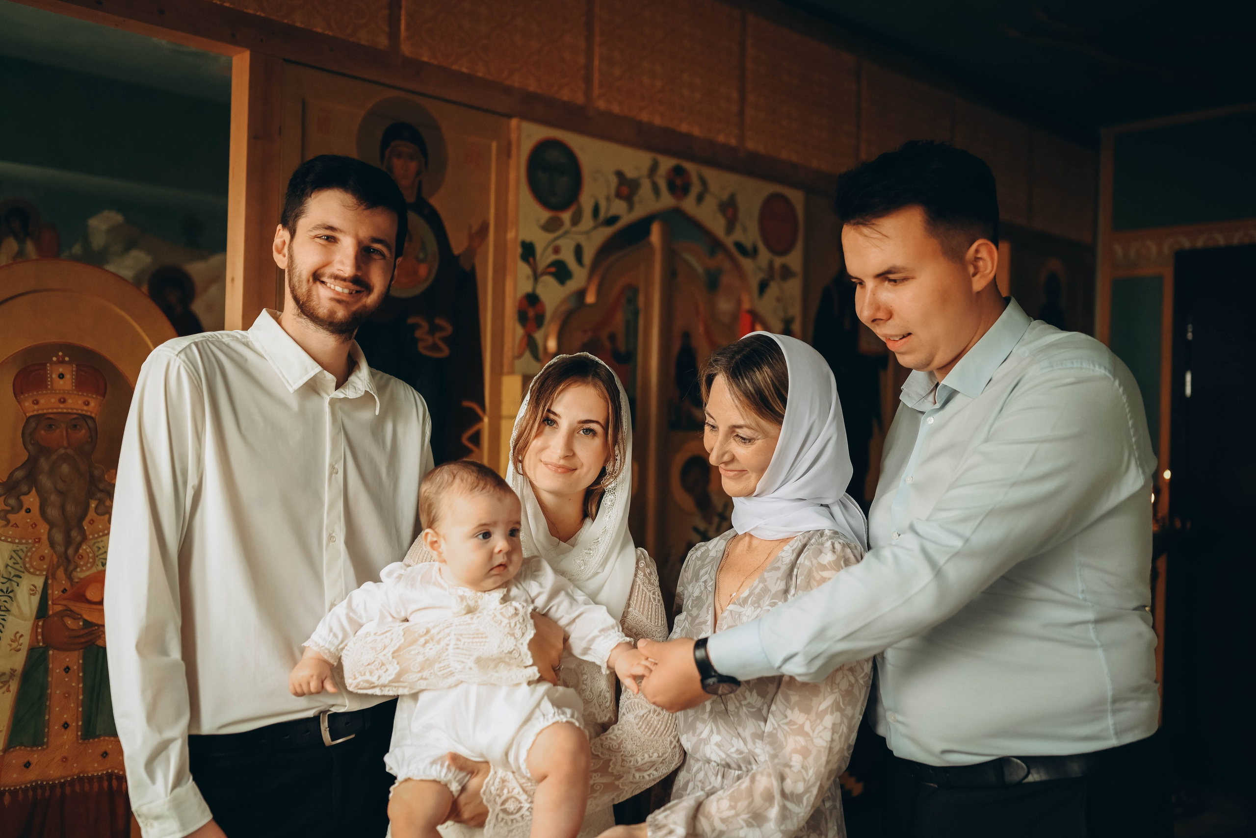 Таинство Крещения Александра в Храме прп Александра Свирского. Семейный фотограф Москва-Воронеж Ирина Вронская