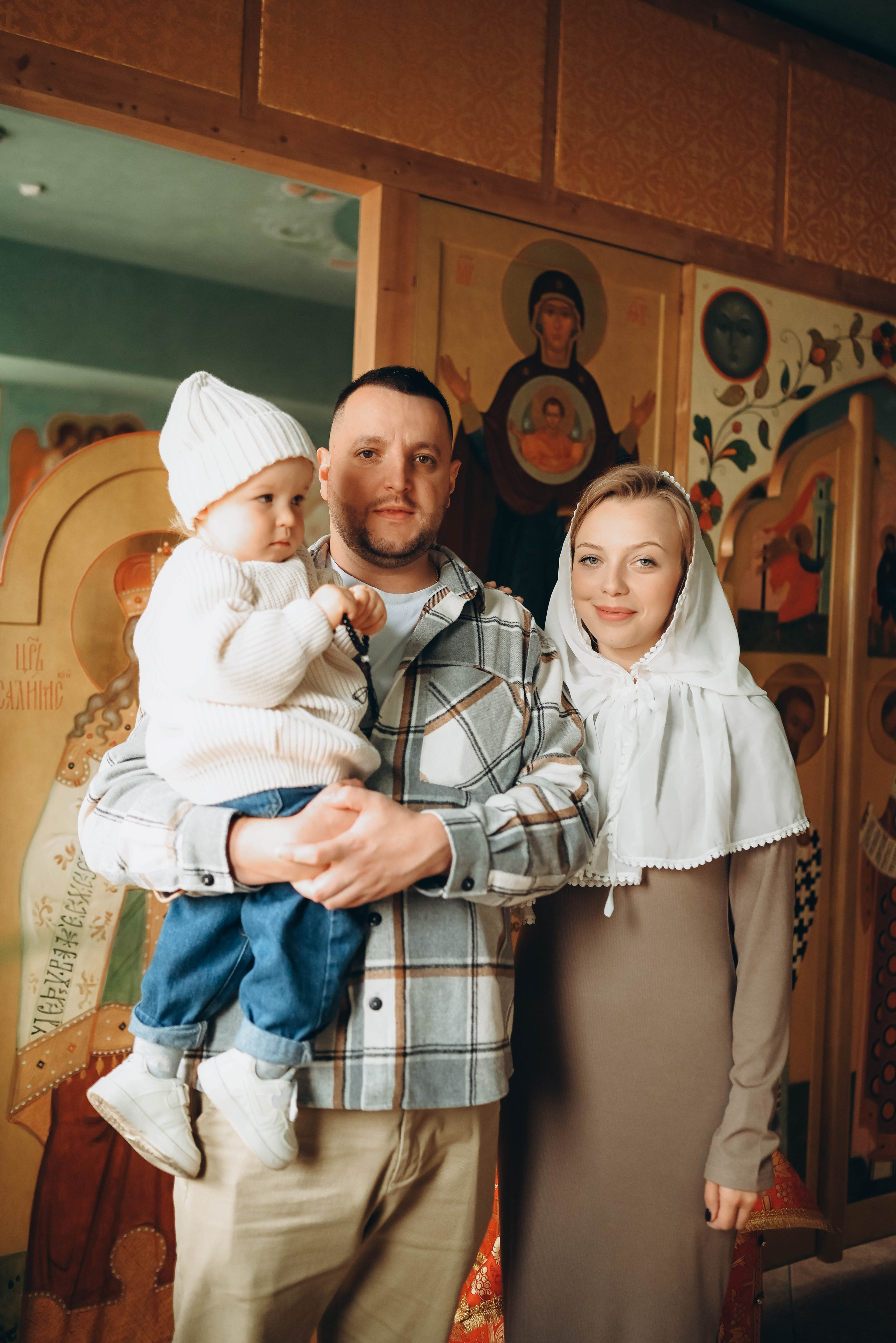 Таинство Крещения Александра в Храме прп Александра Свирского. Семейный фотограф Москва-Воронеж Ирина Вронская