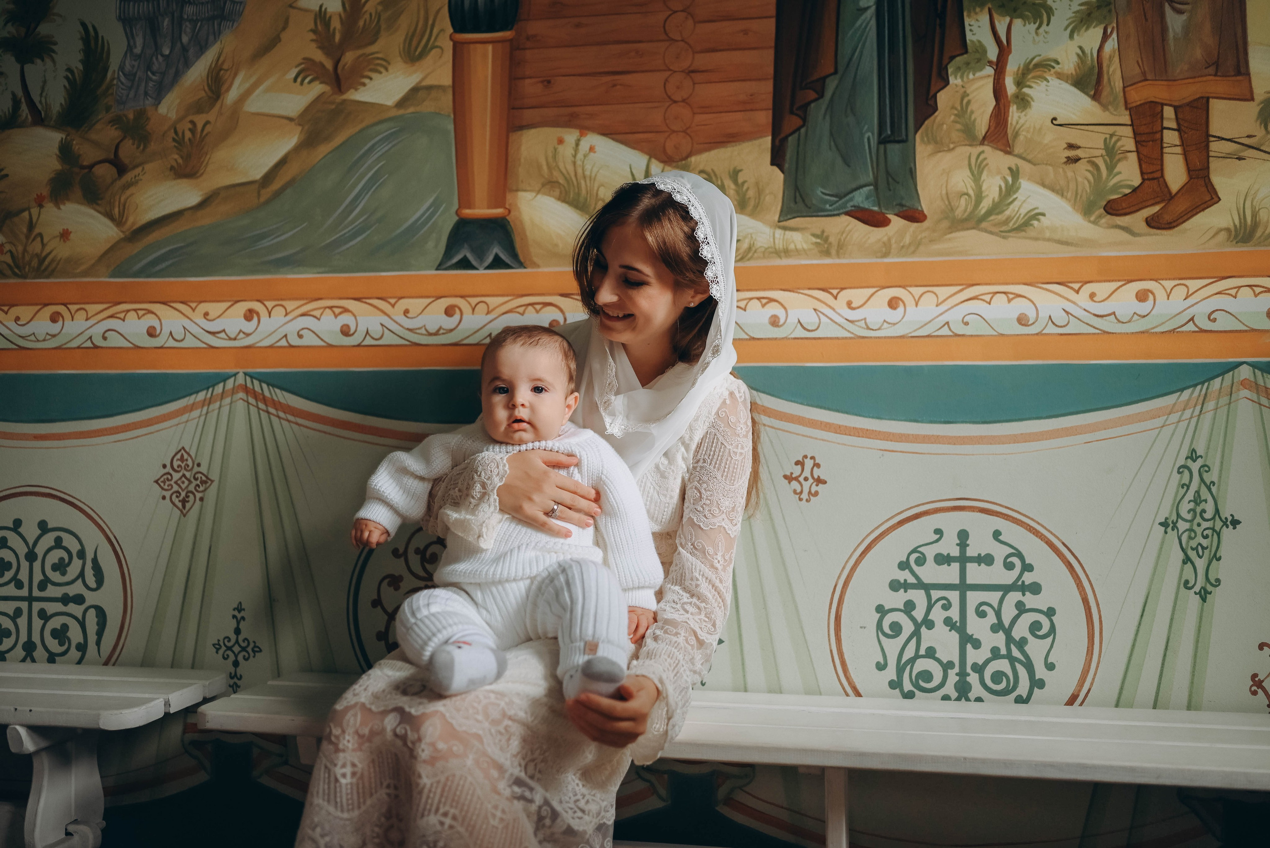 Таинство Крещения Александра в Храме прп Александра Свирского. Семейный фотограф Москва-Воронеж Ирина Вронская