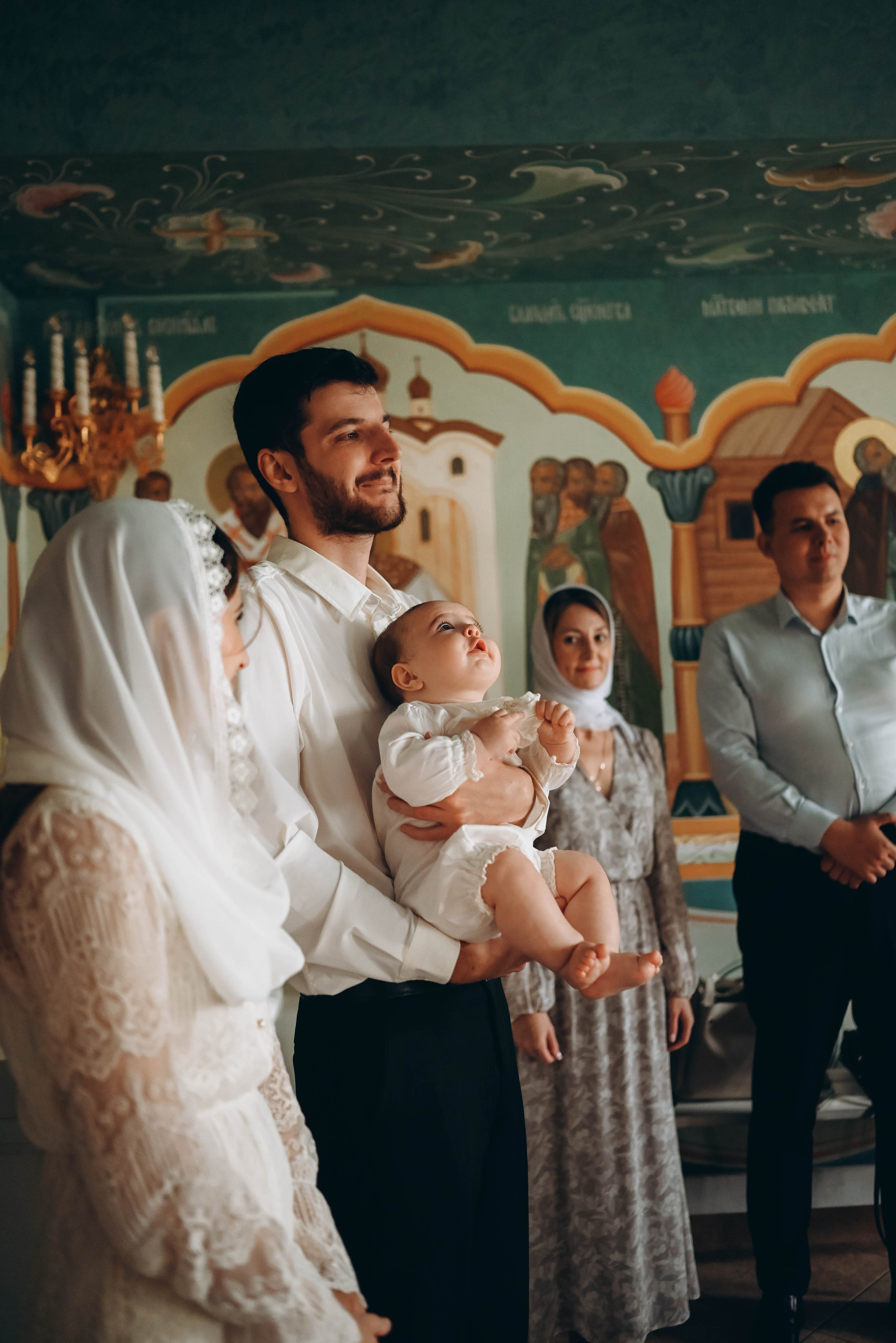 Таинство Крещения Александра в Храме прп Александра Свирского. Семейный фотограф Москва-Воронеж Ирина Вронская