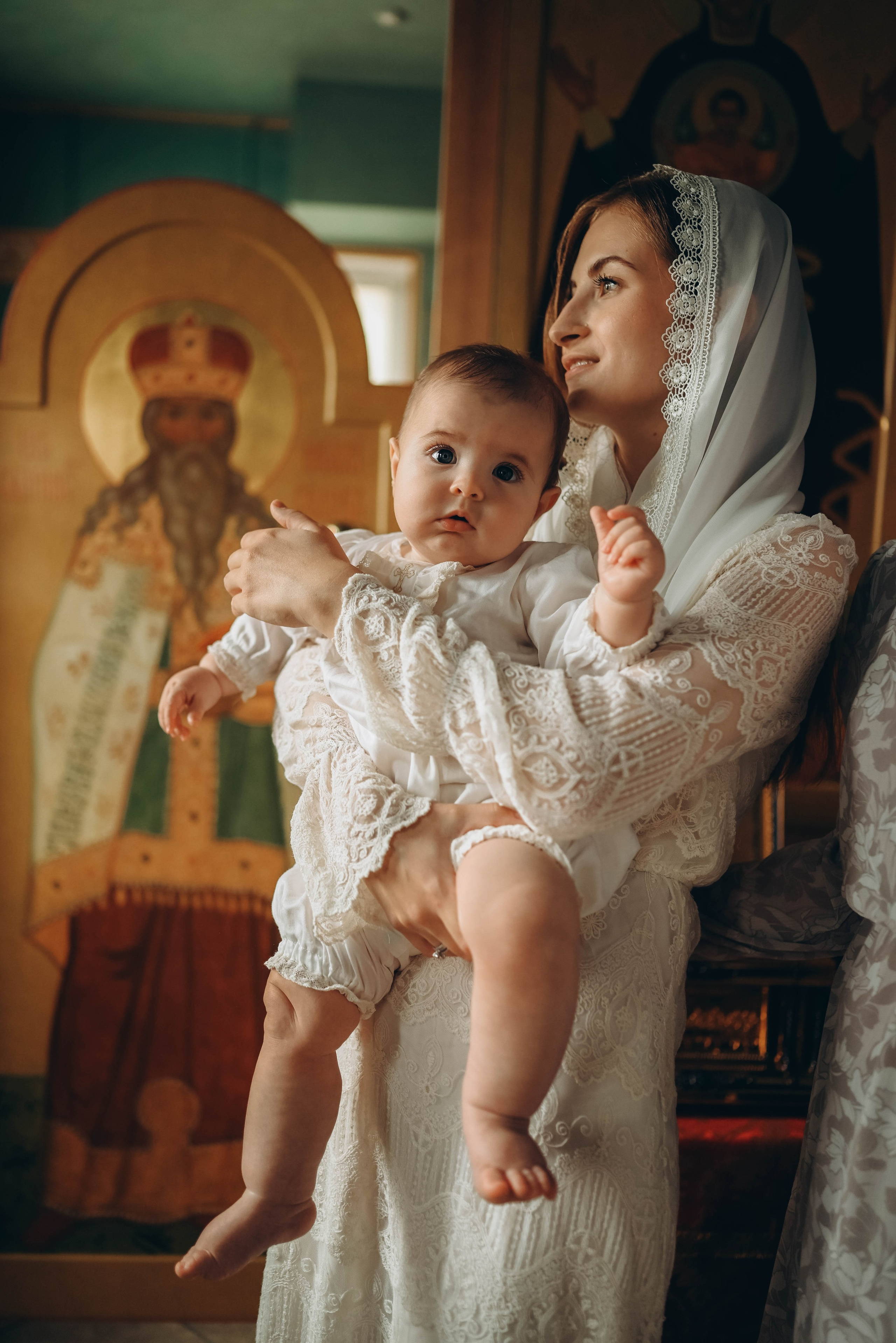 Таинство Крещения Александра в Храме прп Александра Свирского. Семейный фотограф Москва-Воронеж Ирина Вронская