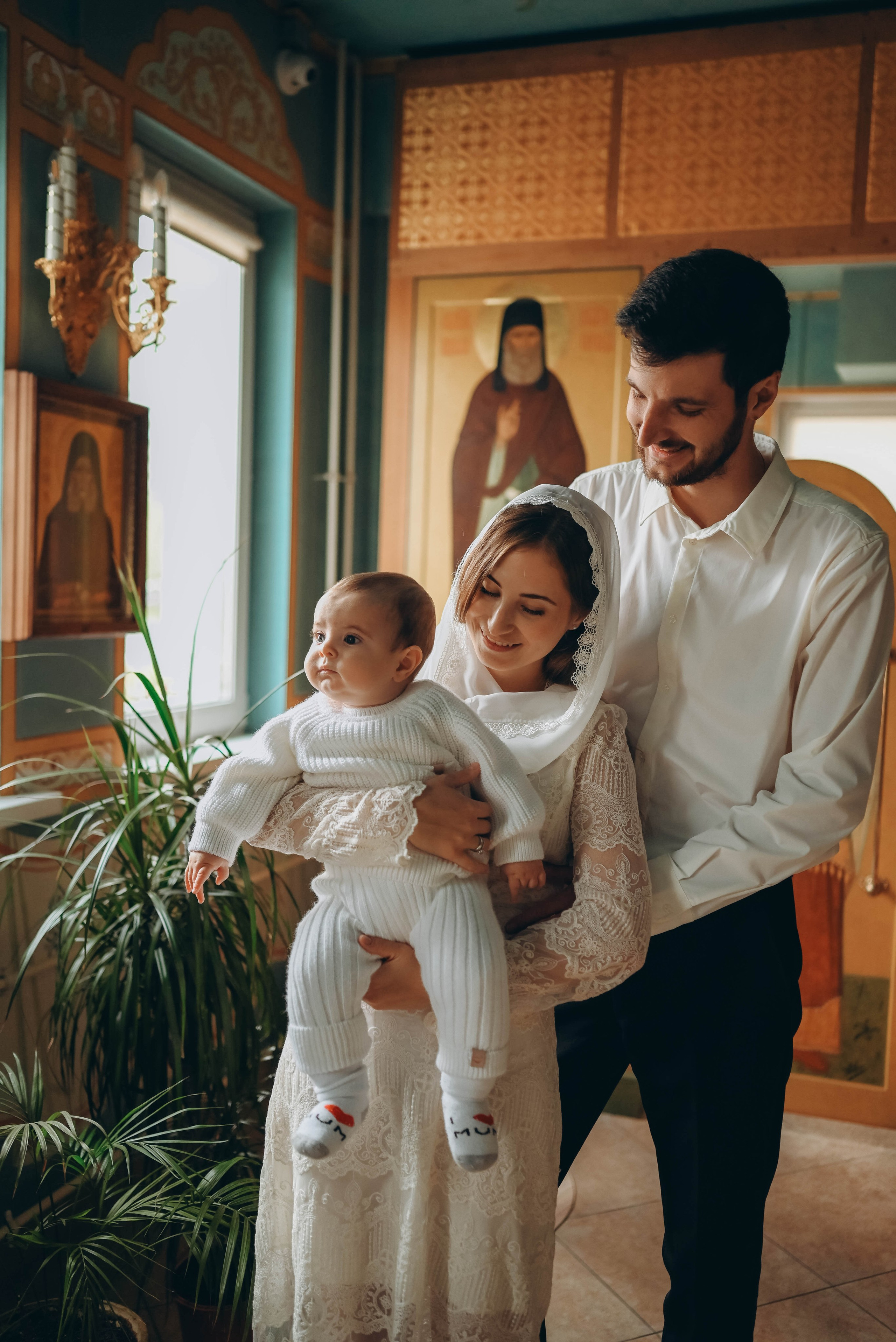 Таинство Крещения Александра в Храме прп Александра Свирского. Семейный фотограф Москва-Воронеж Ирина Вронская