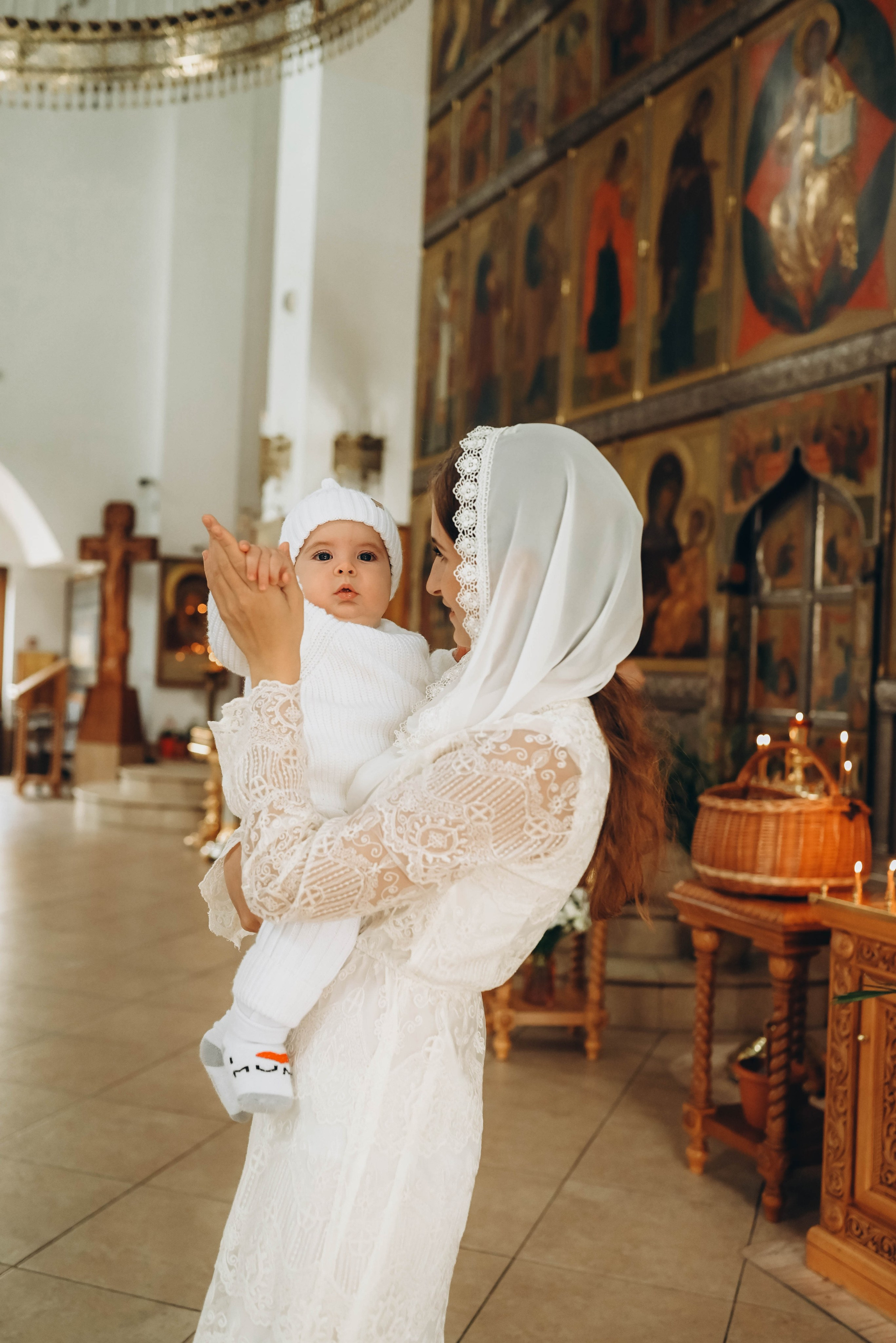Таинство Крещения Александра в Храме прп Александра Свирского. Семейный фотограф Москва-Воронеж Ирина Вронская