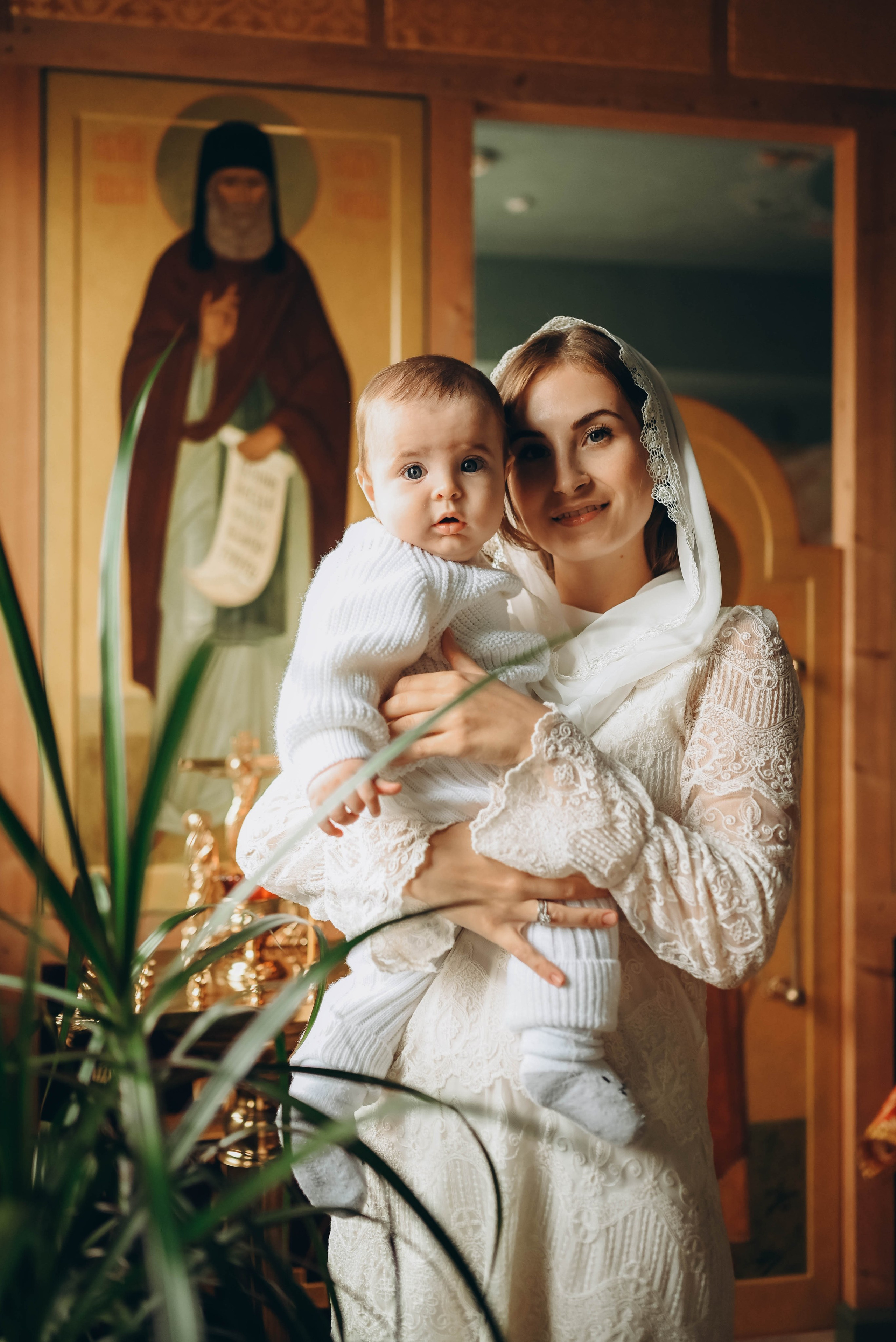 Таинство Крещения Александра в Храме прп Александра Свирского. Семейный фотограф Москва-Воронеж Ирина Вронская