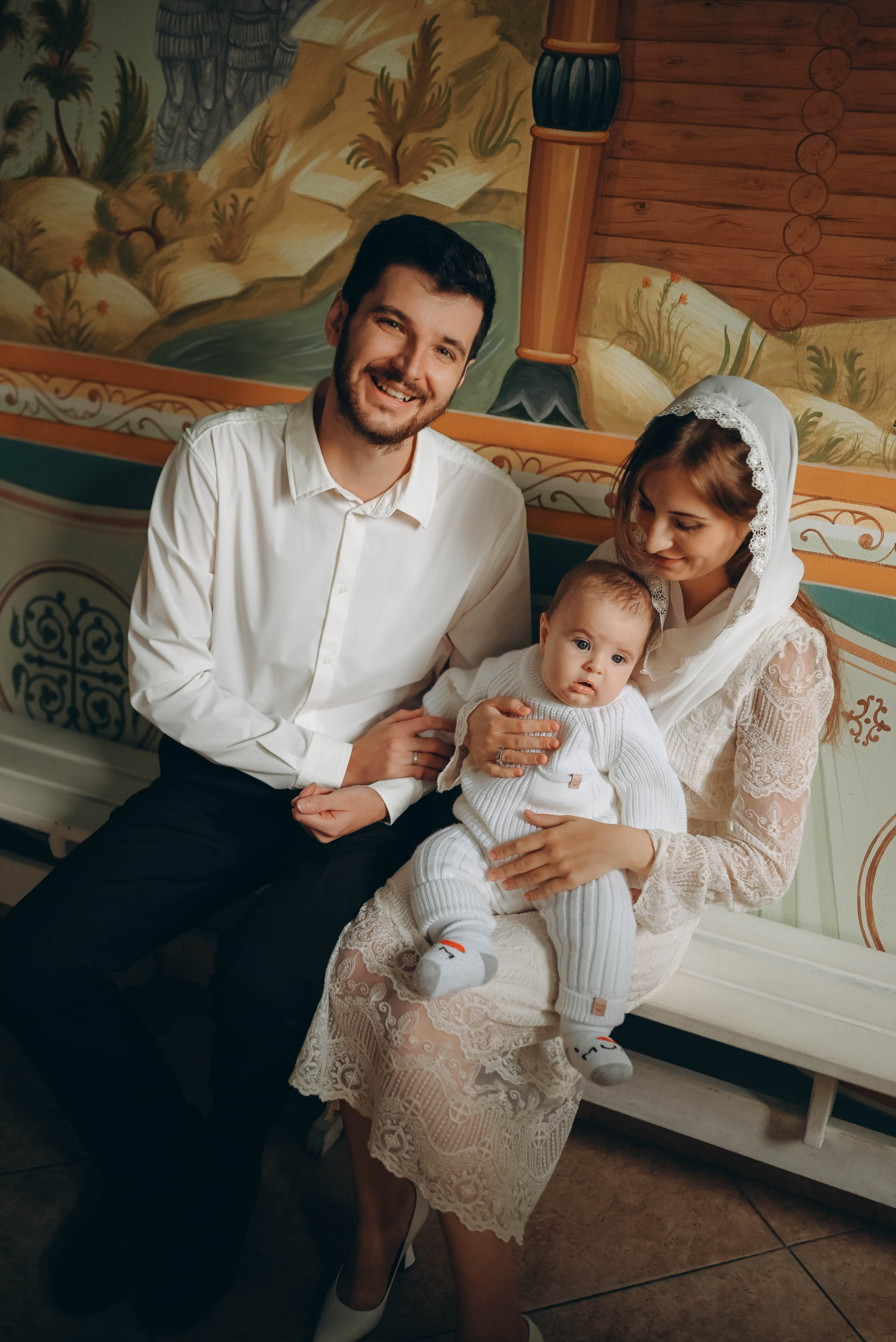Таинство Крещения Александра в Храме прп Александра Свирского. Семейный фотограф Москва-Воронеж Ирина Вронская