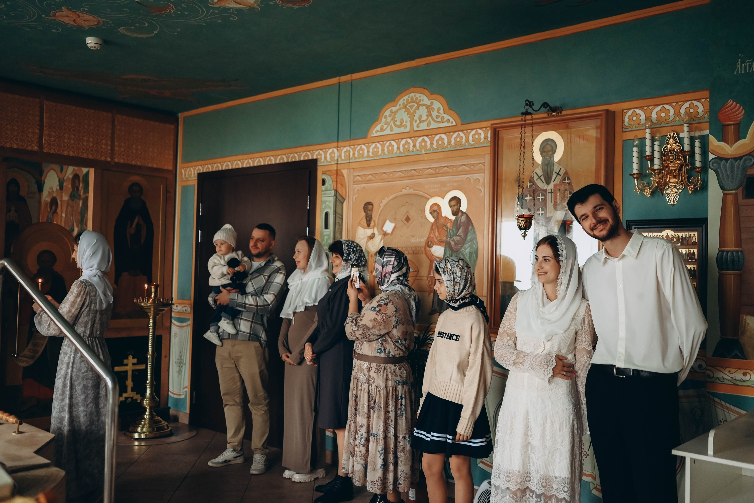 Таинство Крещения Александра в Храме прп Александра Свирского. Семейный фотограф Москва-Воронеж Ирина Вронская
