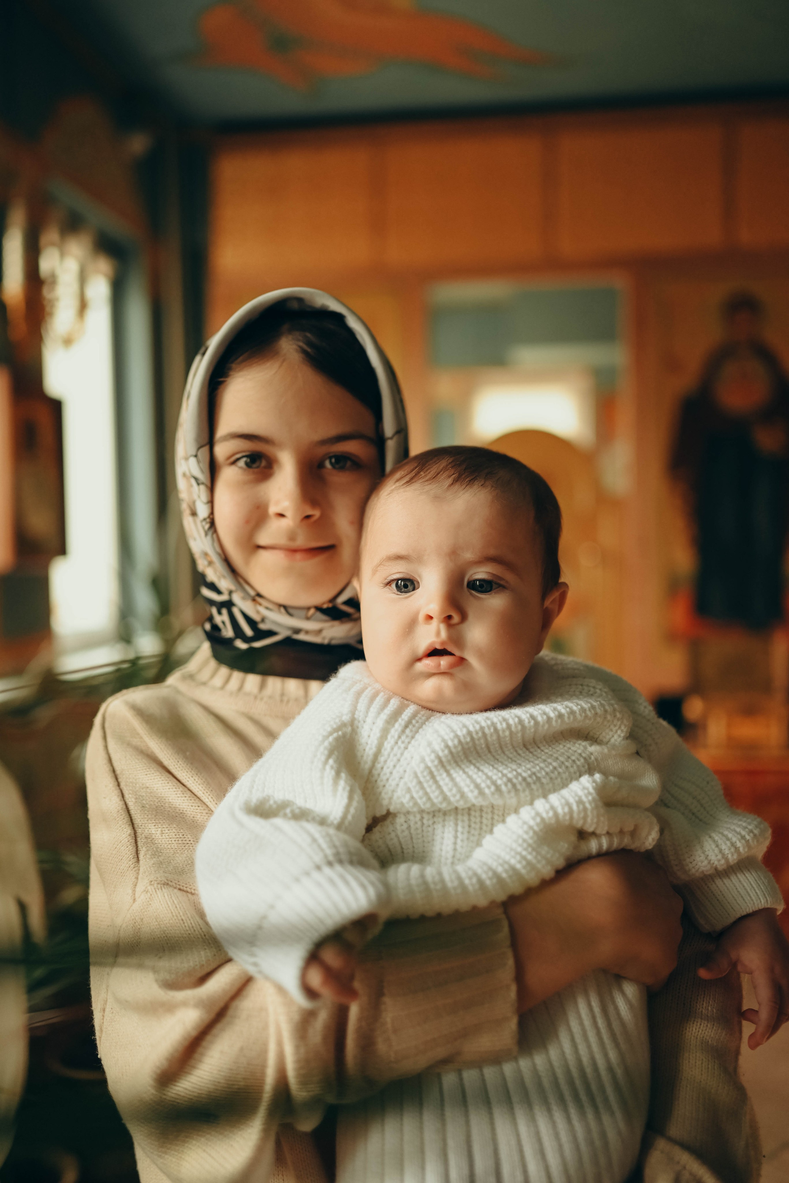 Таинство Крещения Александра в Храме прп Александра Свирского. Семейный фотограф Москва-Воронеж Ирина Вронская