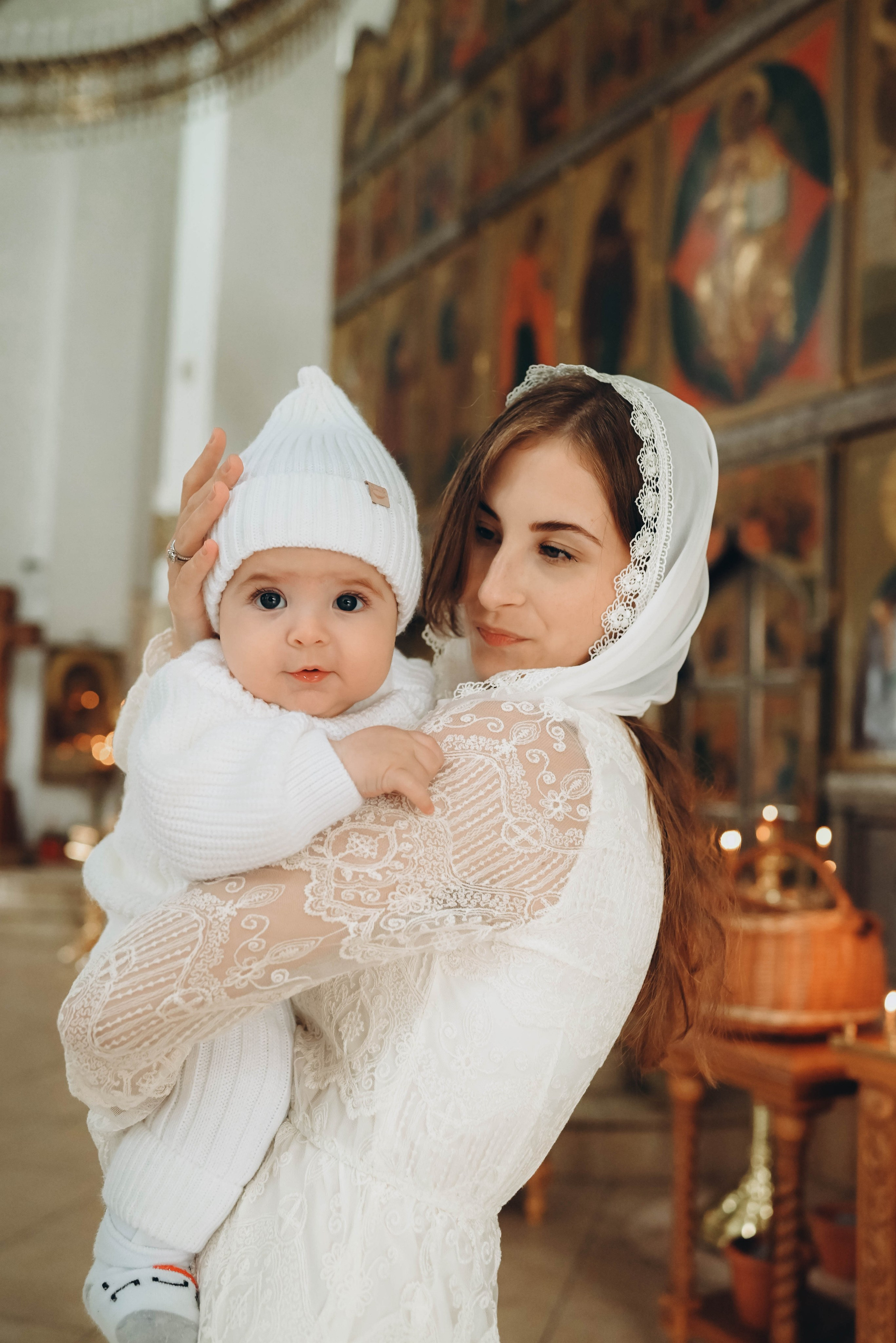 Таинство Крещения Александра в Храме прп Александра Свирского. Семейный фотограф Москва-Воронеж Ирина Вронская