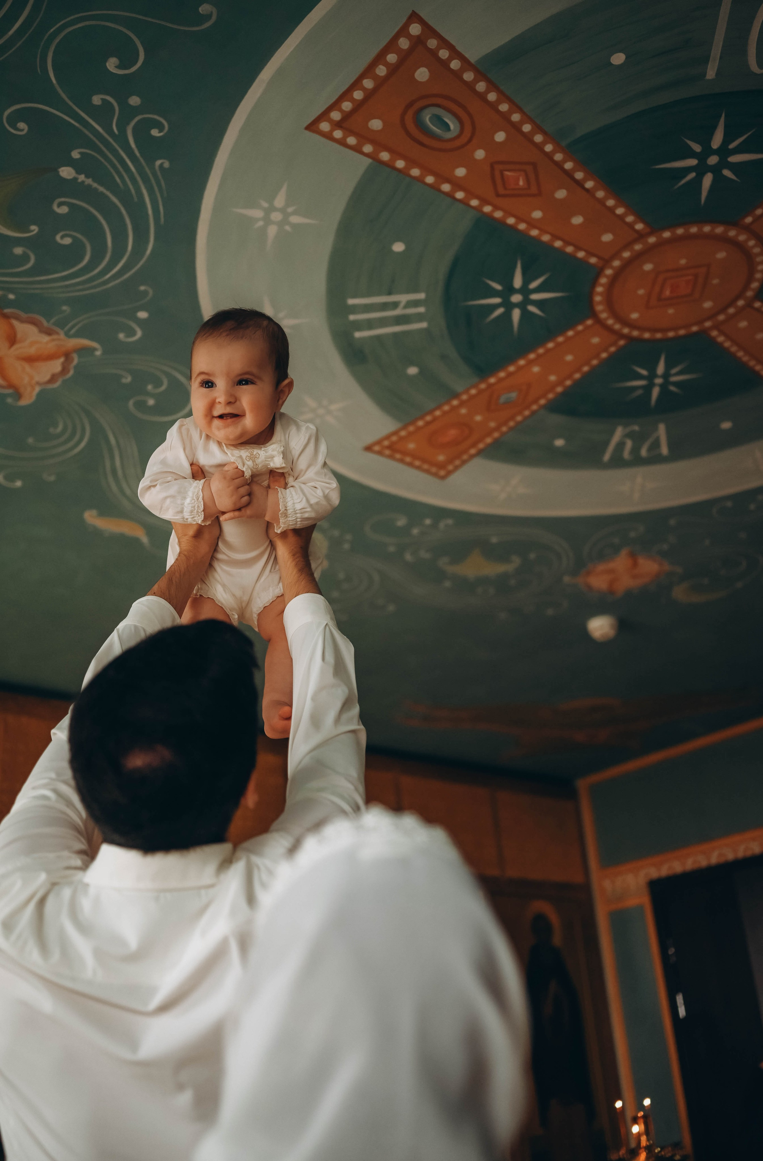 Таинство Крещения Александра в Храме прп Александра Свирского. Семейный фотограф Москва-Воронеж Ирина Вронская