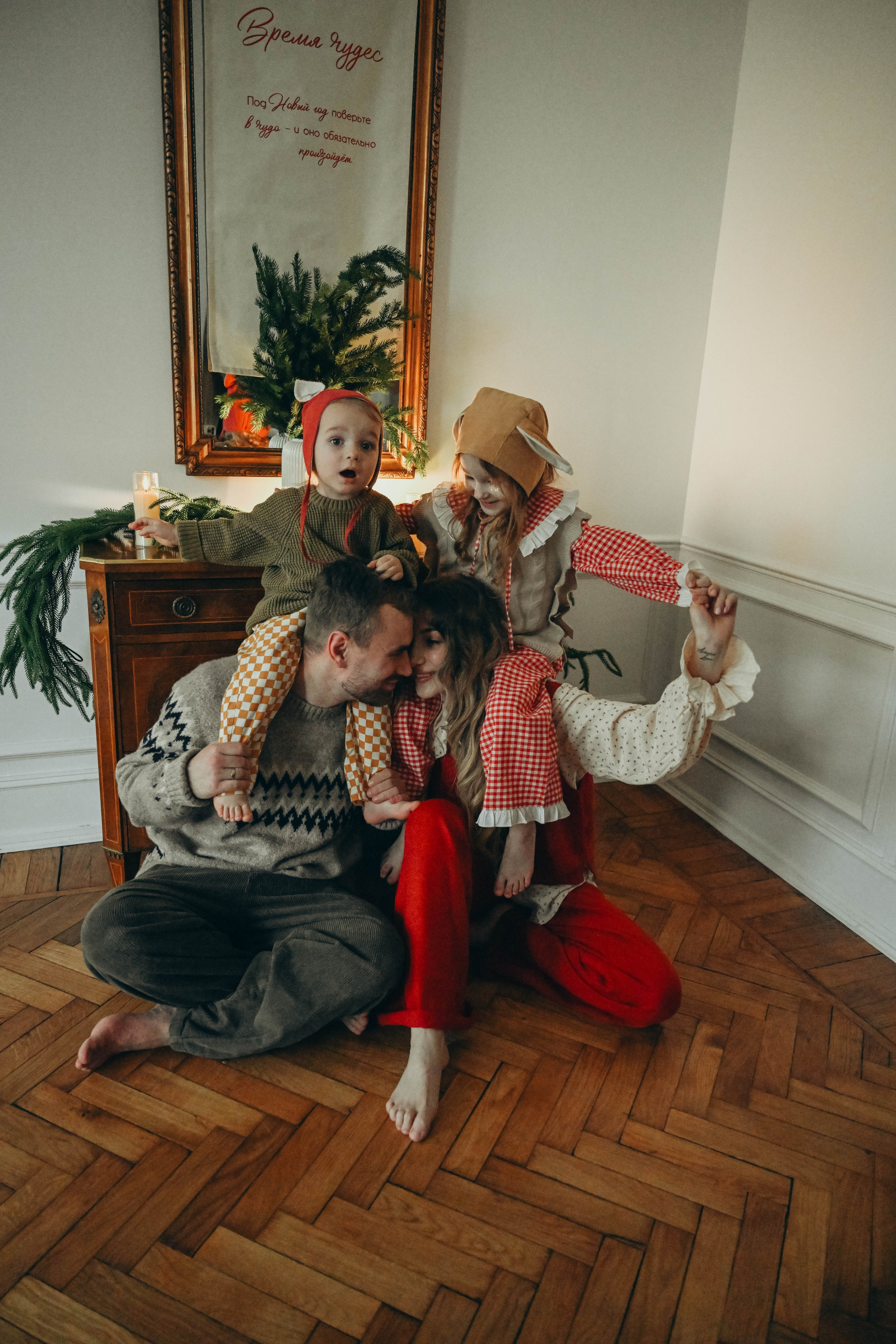 Новогодняя семейная. Семейный фотограф Москва-Воронеж Ирина Вронская