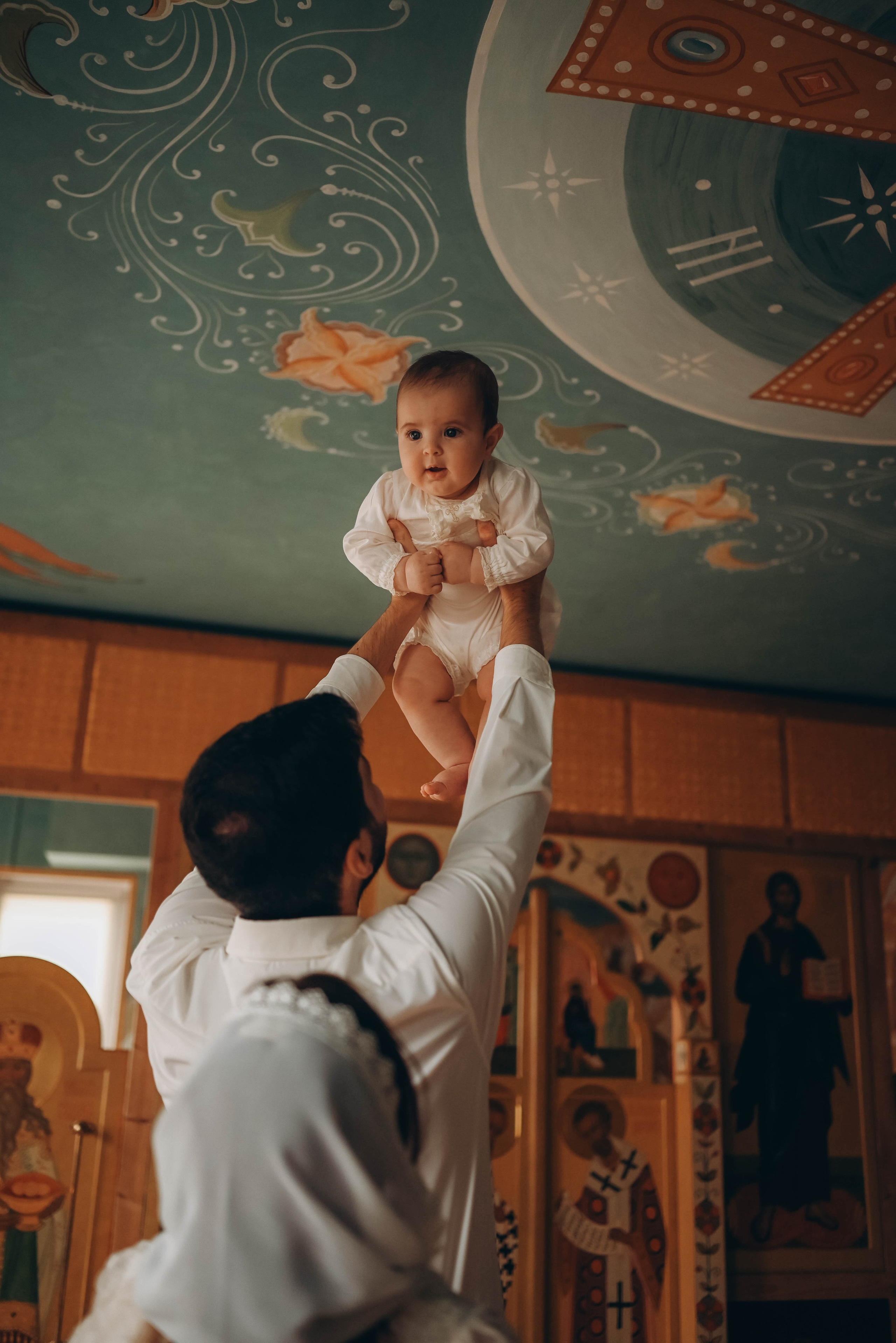 Таинство Крещения Александра в Храме прп Александра Свирского. Семейный фотограф Москва-Воронеж Ирина Вронская