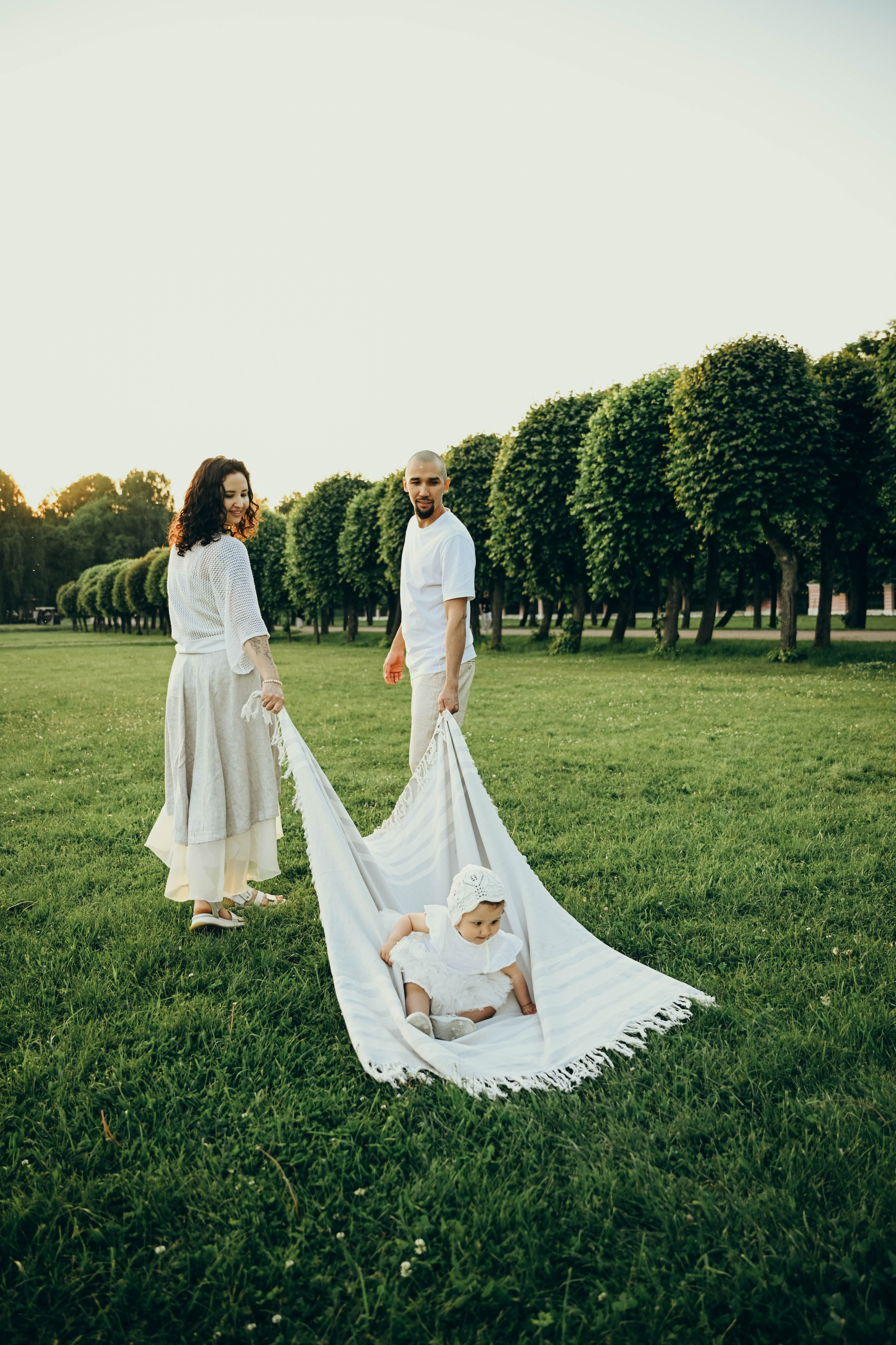 Лера Рустам и маленькая принцесса Амелия. Семейный фотограф Москва-Воронеж Ирина Вронская